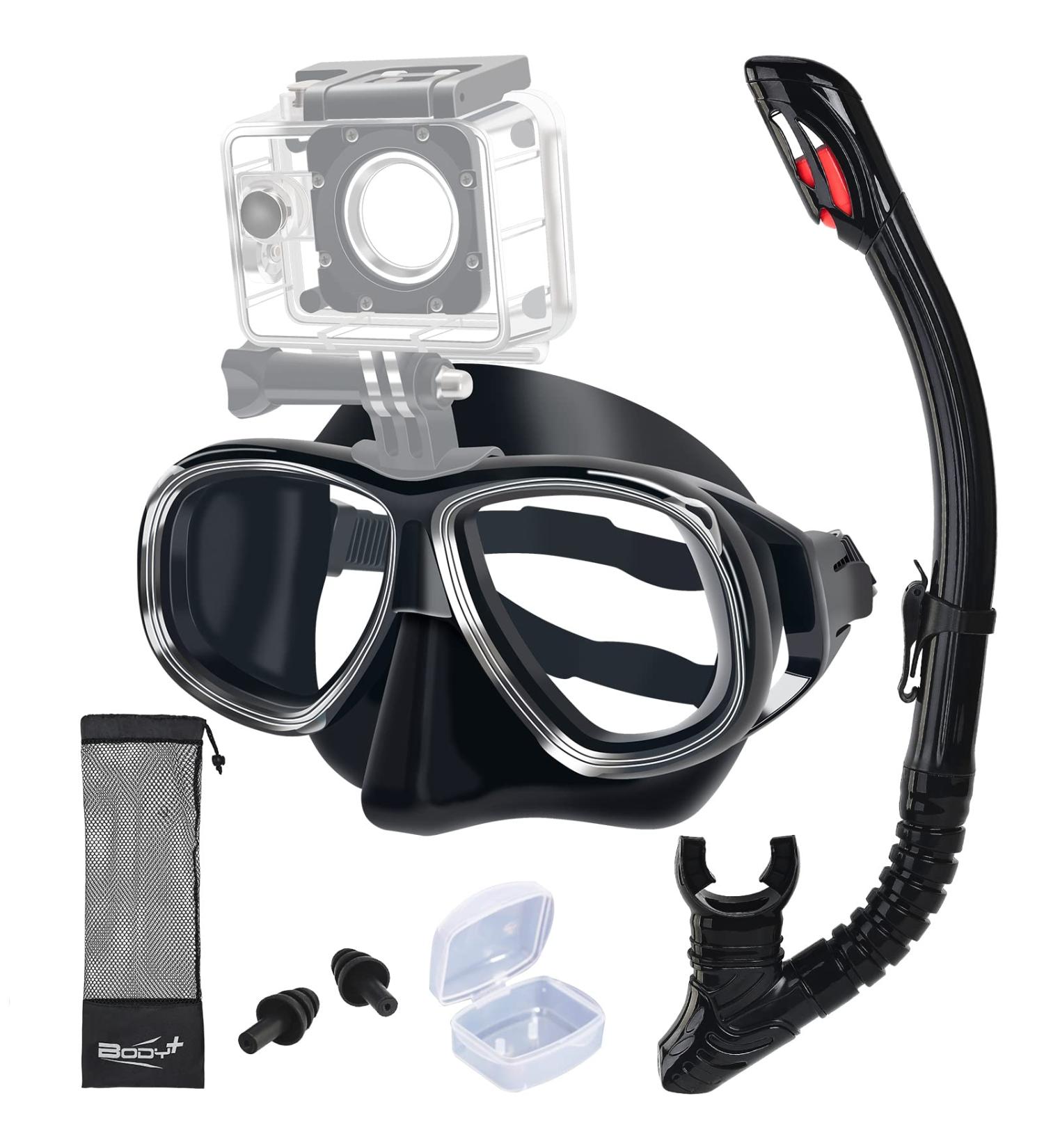 Anti-Fog Nearsighted Diving Mask & Dry Snorkel Set -1.5 for Adults Youth: Ideal for Scuba Diving, Spearfishing, Freediving - Buy Online on GoSupps.com