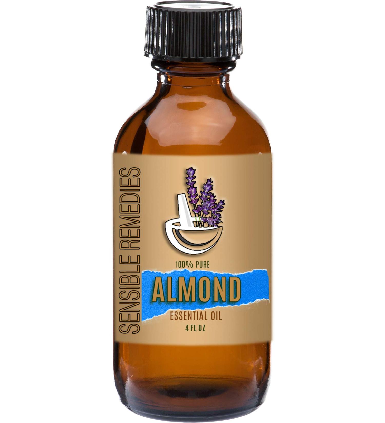 Sensible Remedies Almond Oil 100% Pure and Natural Distilled 4 fl oz - Buy Online on GoSupps.com