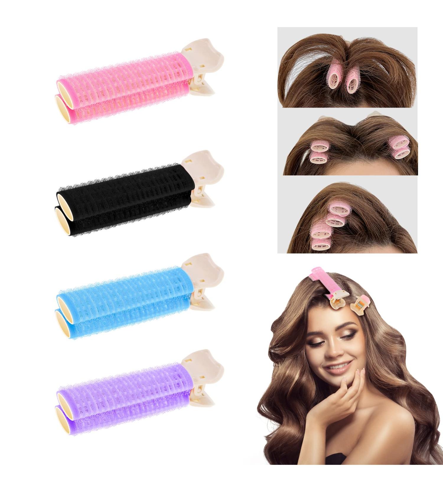 Volumizing Velcro Hair Clips for Thicker Hair - Set of 4 Root Volume Clips - Buy Online on GoSupps.com
