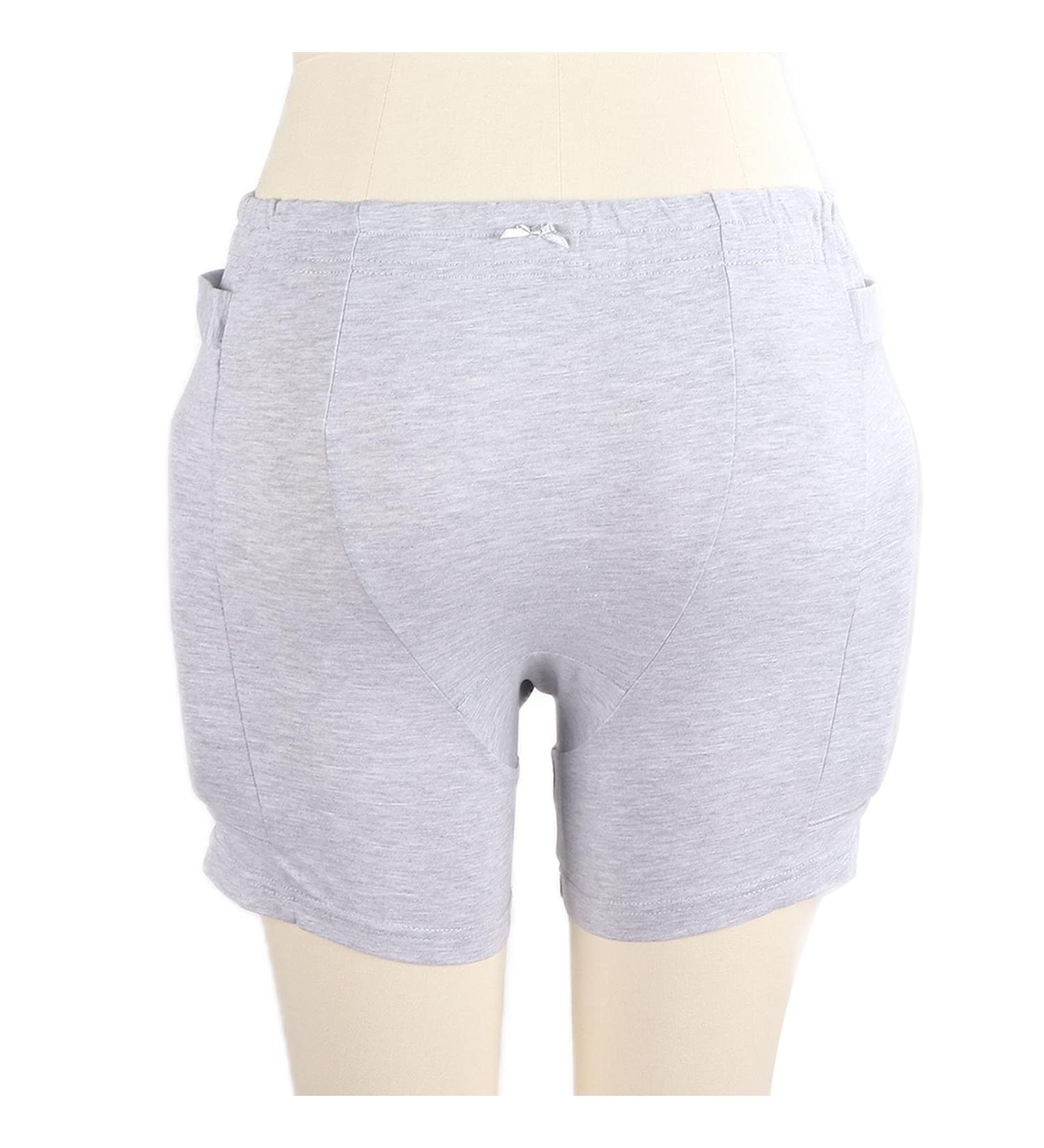 Hip Protection Shorts for Seniors | Breathable & Weld-Absorbing Safety Pants in Gray (L) - Buy Online on GoSupps.com