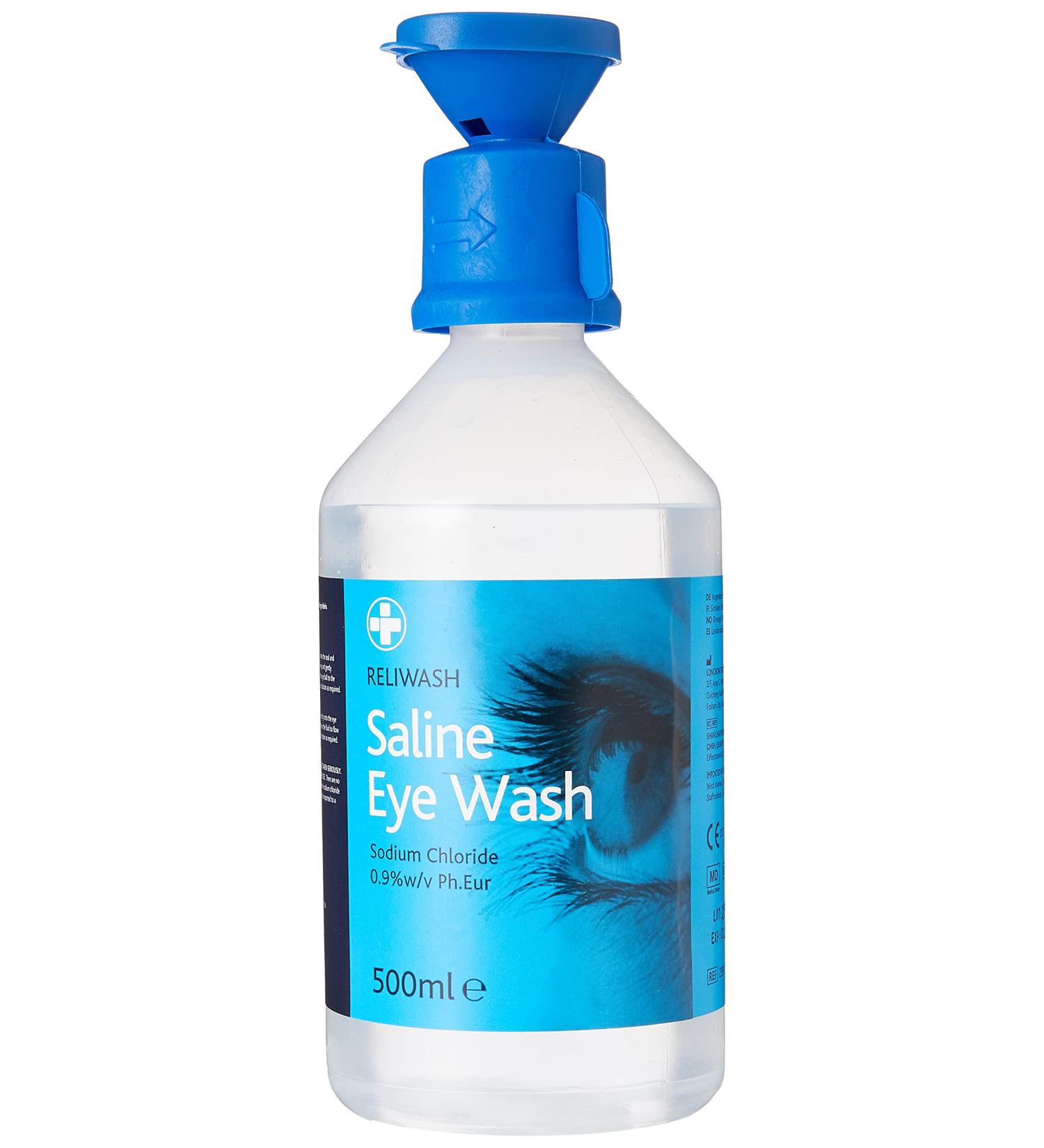 Reliwash 2990 Eyewash Bottle 500 mL with Eye Cap | Top Quality Eye Care Solution - Buy Online on GoSupps.com