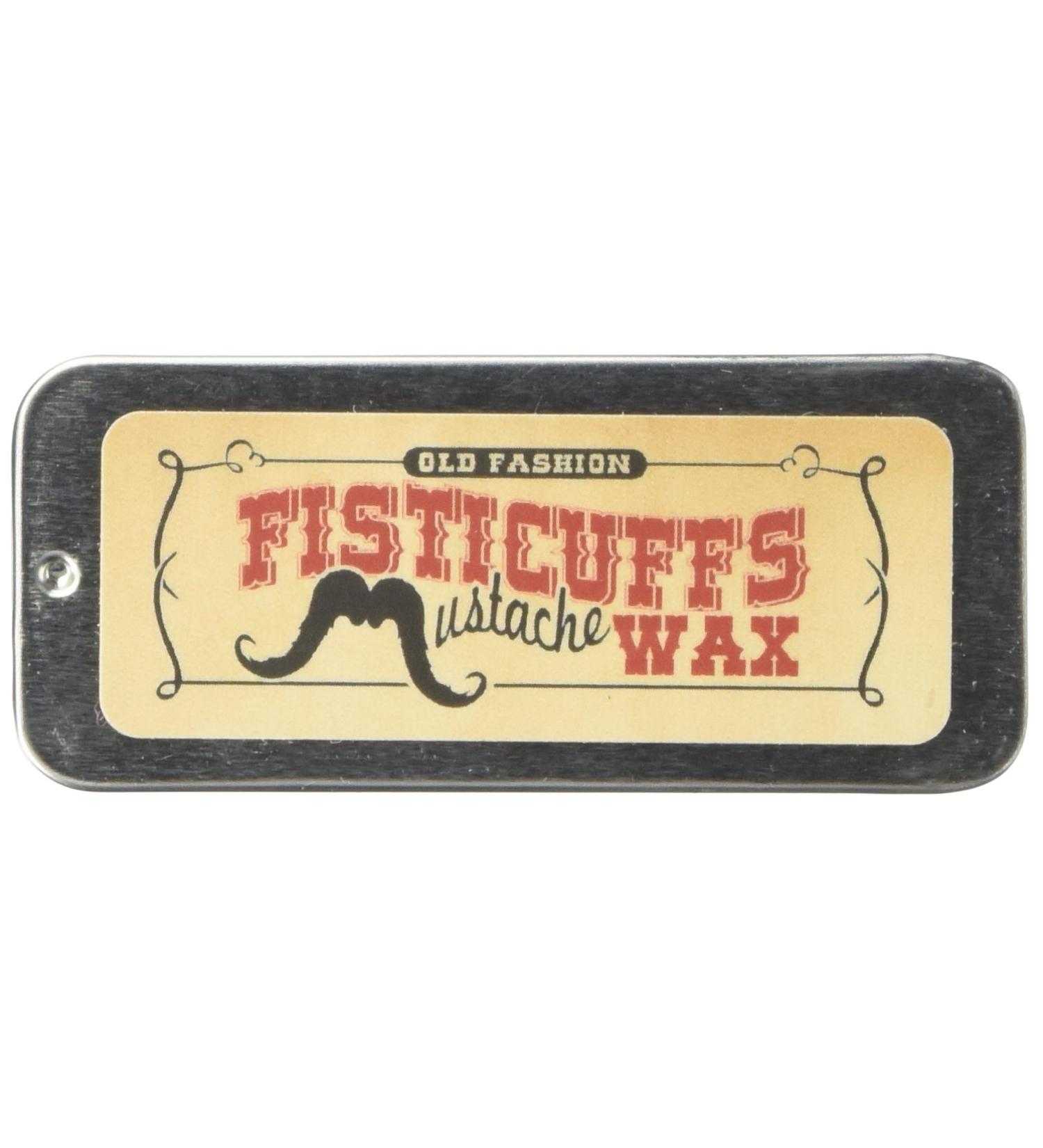 Fisticuffs Mustache Wax 15g Tin - Strong Hold and All-Natural Ingredients - Buy Online on GoSupps.com