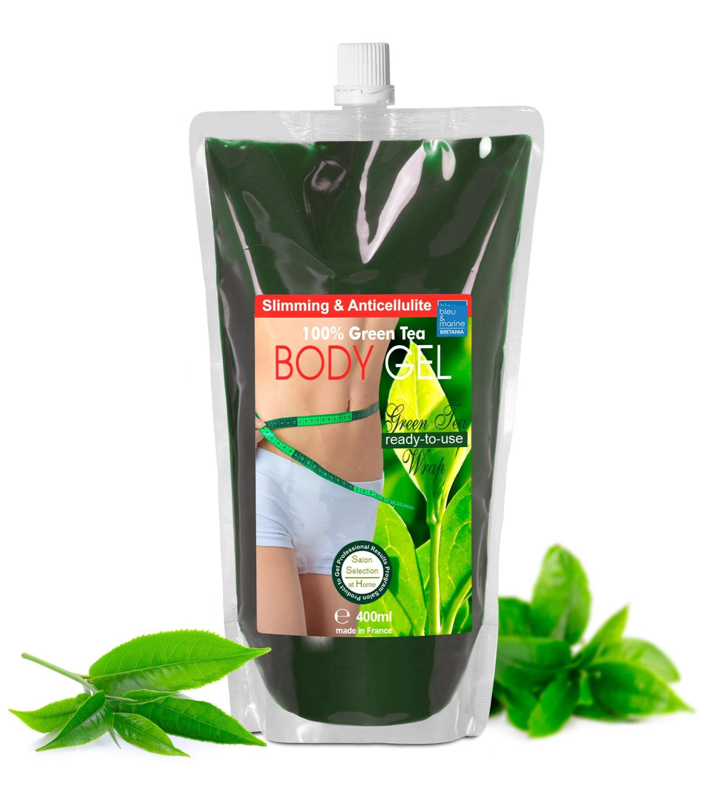 Green Tea & Spirulina Slimming Massage Anti-cellulite Wrap Gel 400ml - Buy Online on GoSupps.com
