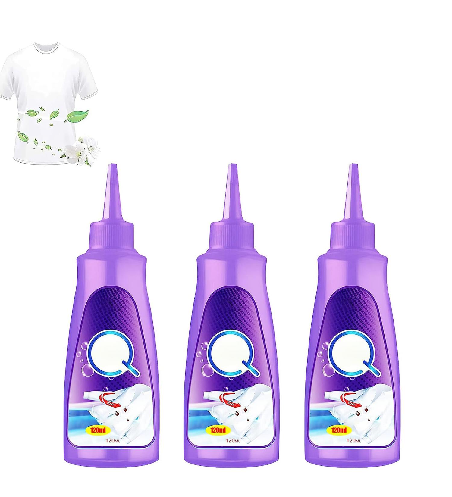 Active Enzyme Laundry Stain Remover Stain Remover for White Clothes Oil Stain Remover Clothes Clothes Stain Remover Cleaner Emergency Stain Rescue Stain Remover (360ML Purple) - Buy Online on GoSupps.com