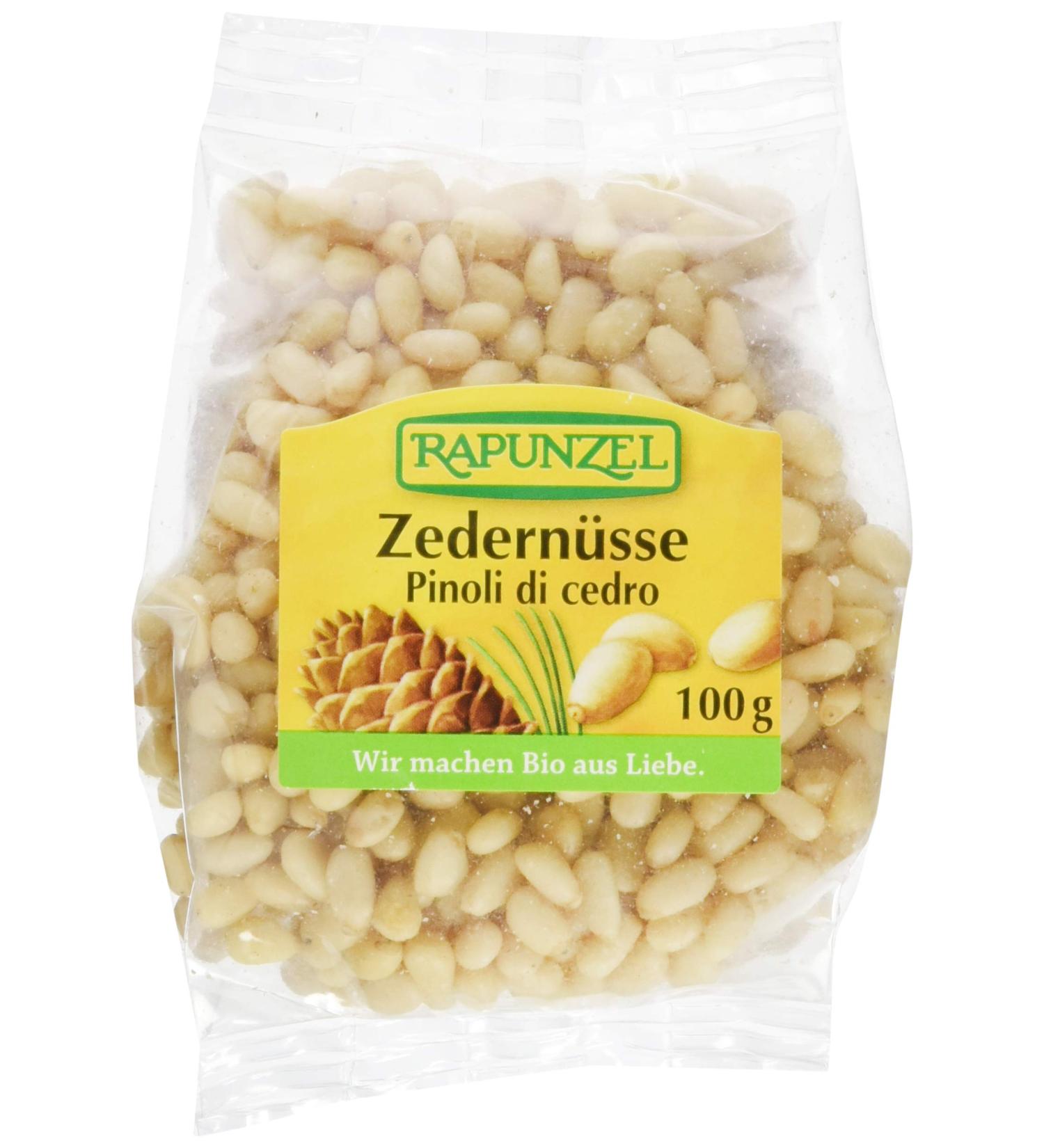 Rapunzel Organic Cedar Nuts - Premium 100g Pack | Healthy Snacks | International Shipping - Buy Online on GoSupps.com