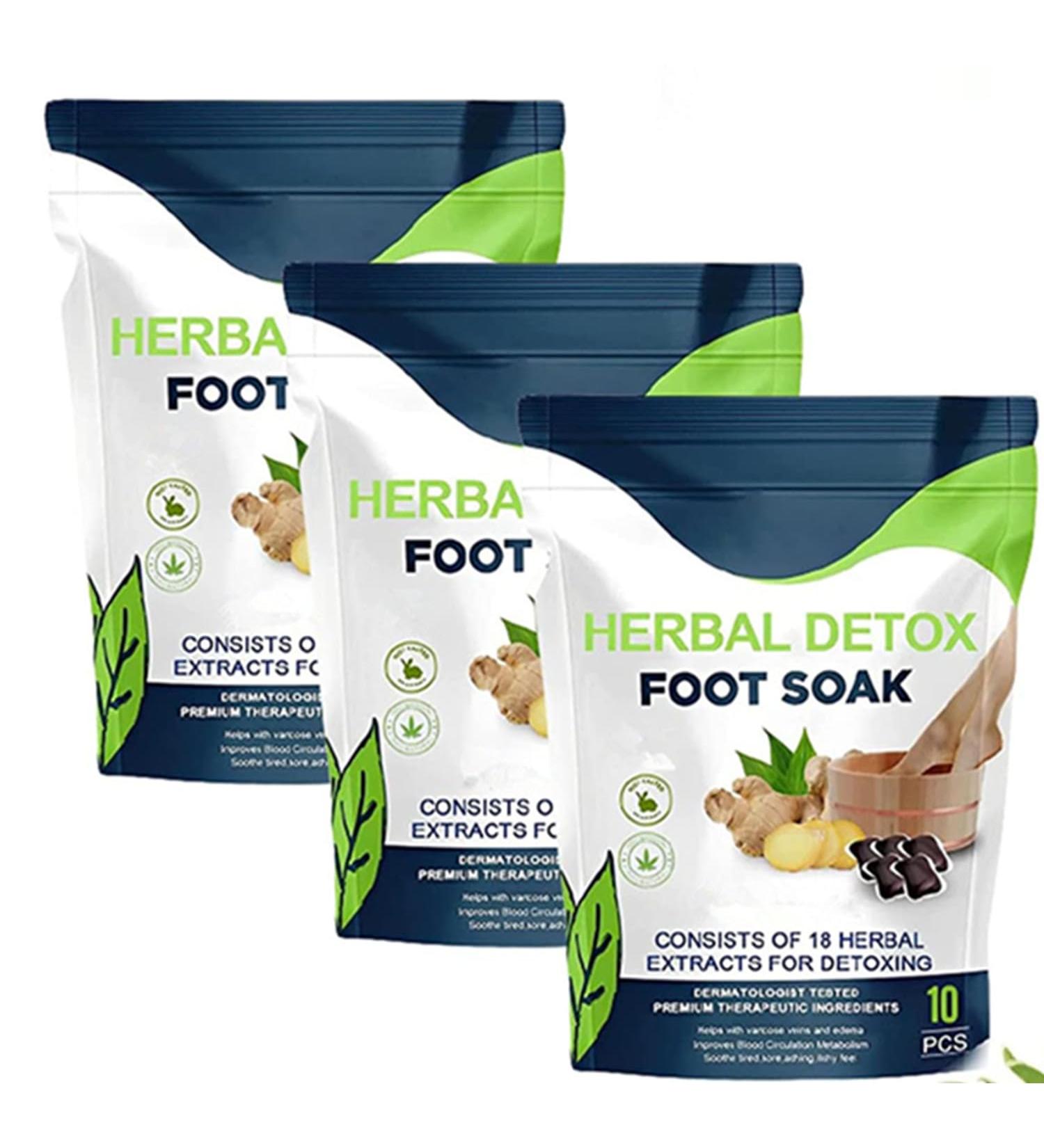 Herbal Detox Foot Soak Beads Herbal Detox&shaping Cleansing Foot Soak Beads Herbal Detox Cleansing Foot Soak Beads Herbal Detox Origin Foot Soak Beads Relieve Foot Pressure and Improve Sleep (3box)