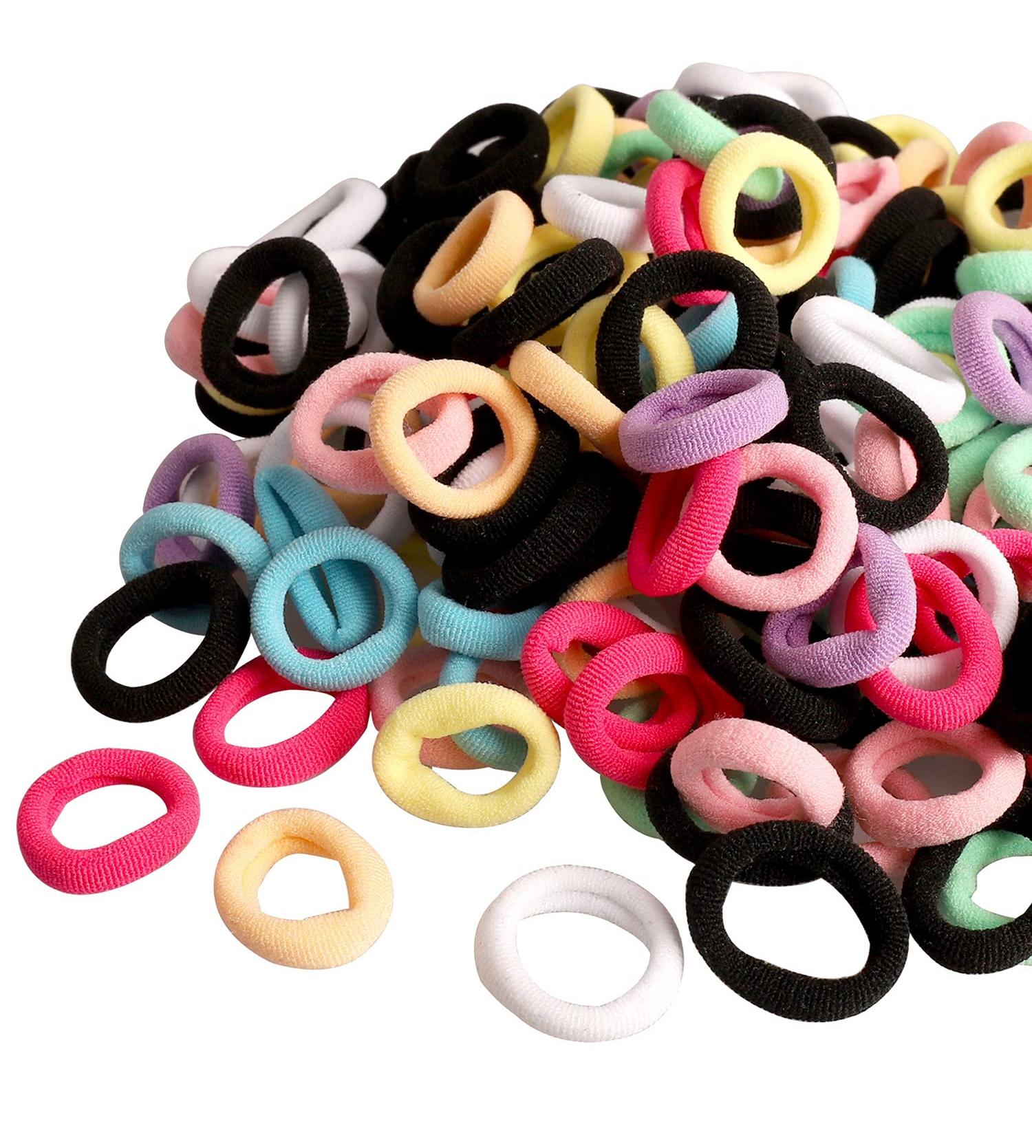 200 Pieces Small Hair Ties for Girls - 20mm Elastic Bands Perfect for Baby & Children s Braids Ideal Christmas Gifts - Buy Online on GoSupps.com