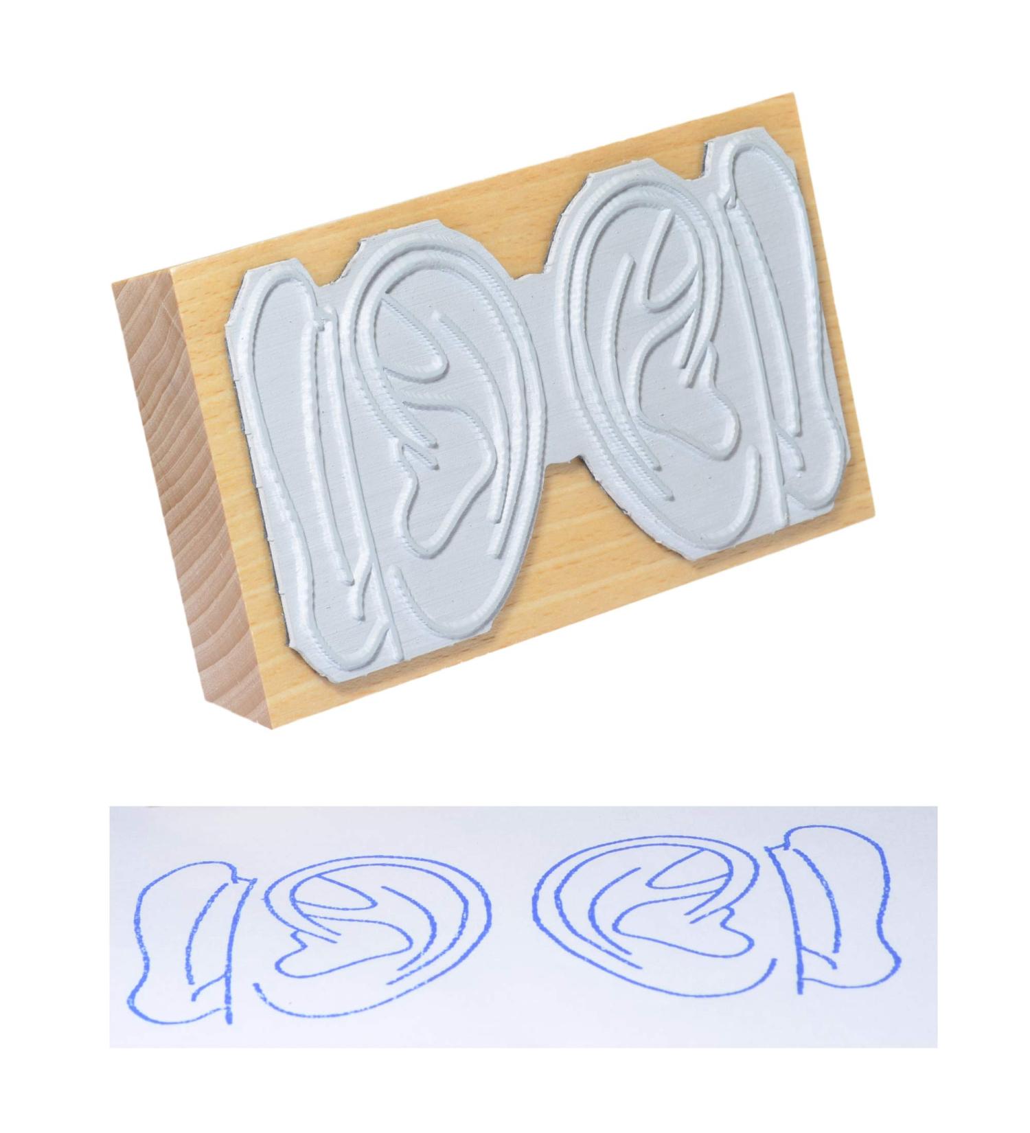 Leonidov ear stamp for ear acupuncture - precise tool for stimulating acupuncture points in the ear