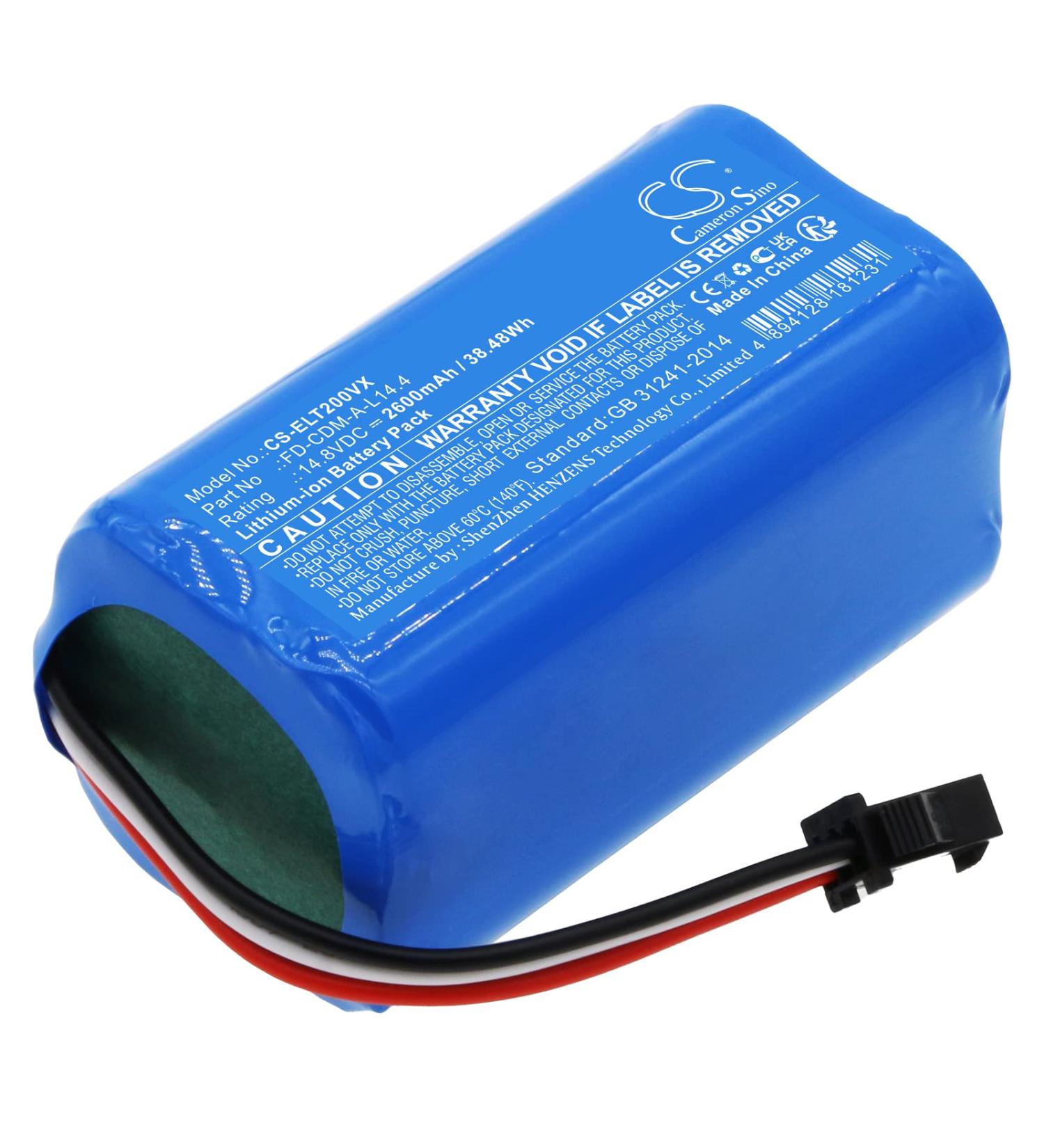 14.8V High-Performance Replacement Battery for Elfbot D1 M160 T2 C1 | 2600mAh FD-CDM-A-L14.4 - Fast Global Shipping - Buy Online on GoSupps.com