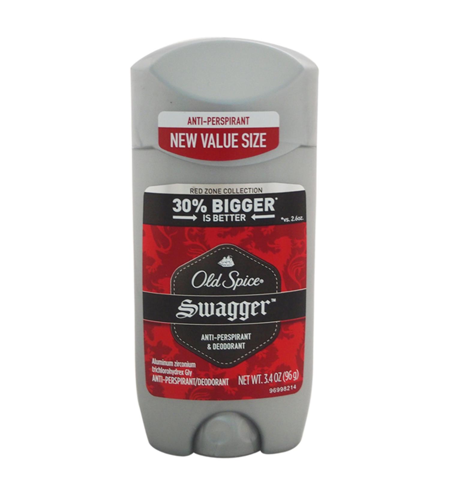 Old Spice Red Zone Collection Invisible Solid Men's Anti-Perspirant and Deodorant Swagger Scent - 3.4 Oz