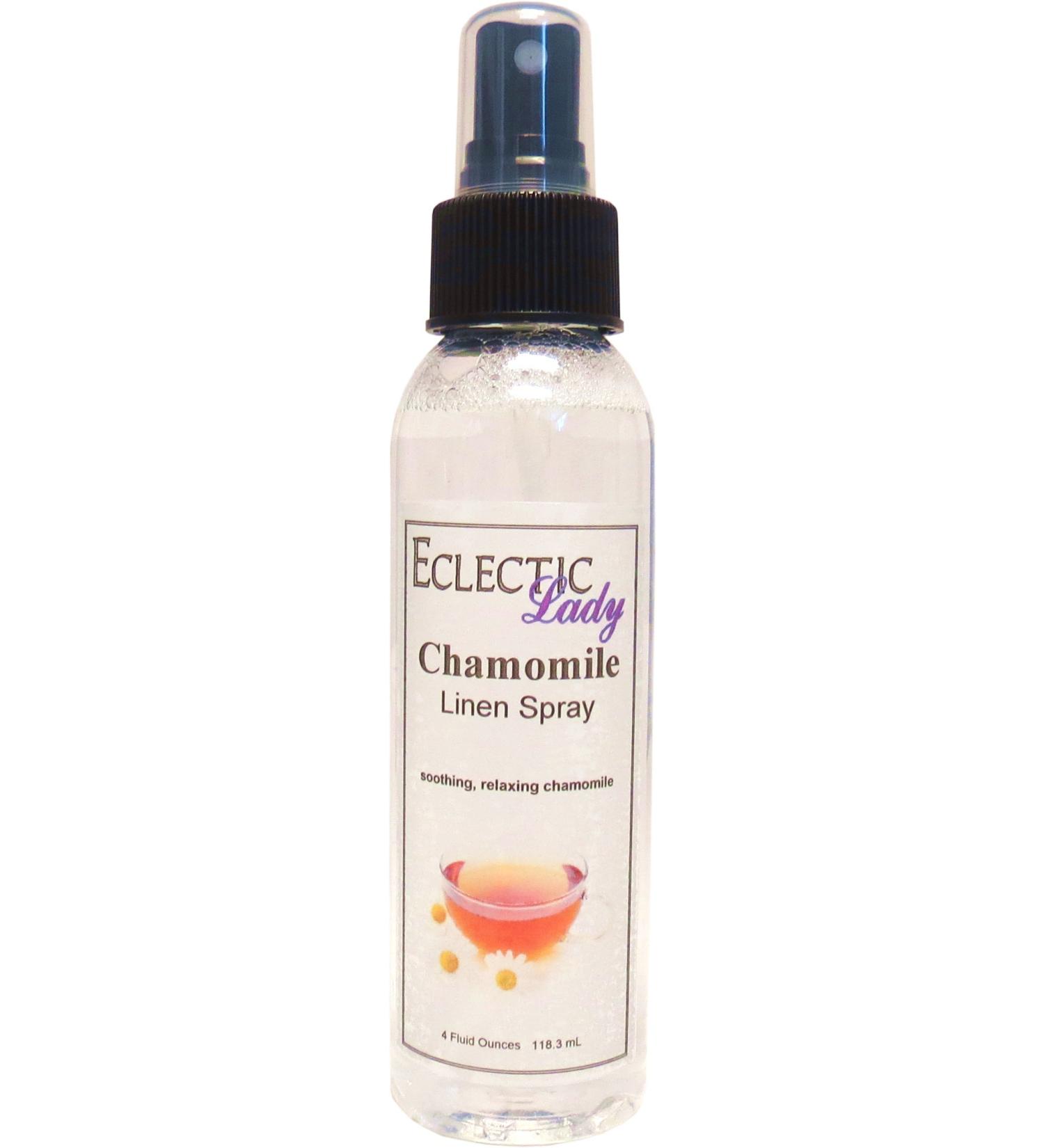 Chamomile Linen Spray - Double Strength 2oz | Eclectic Lady | Natural Fabric Refreshing Mist - No Artificial Additives - Buy Online on GoSupps.com