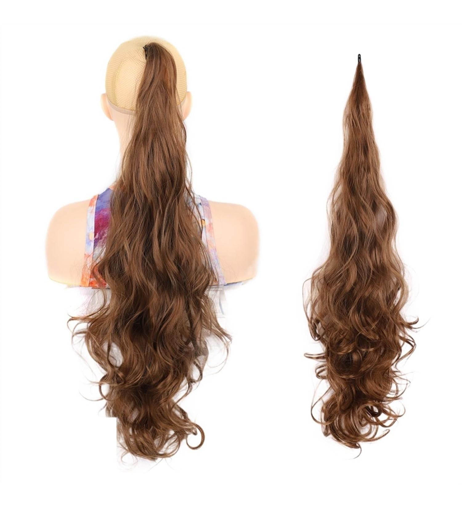 Ponytail Extensions Daily Use Synthetic Ponytail 32inch Long Flexible Wrap Around Pony Tail Hair PonytailExtensions for Women Fake Tail Hairpiece for Women(12L) 32inch 12L - Buy Online on GoSupps.com