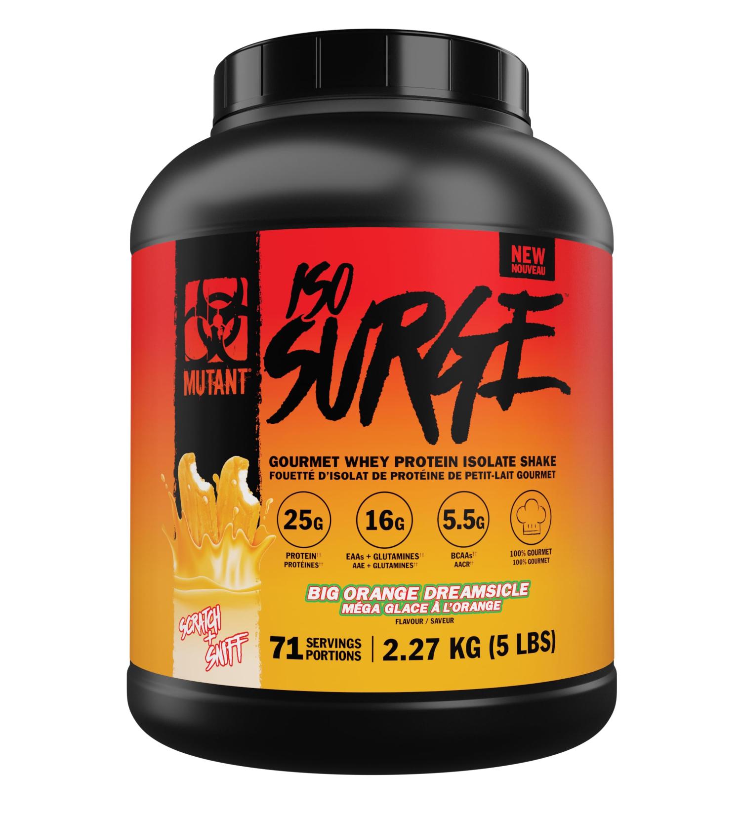 Mutant Mutant Iso Surge (5lbs) Orange Dreamsicle - Buy Online on GoSupps.com