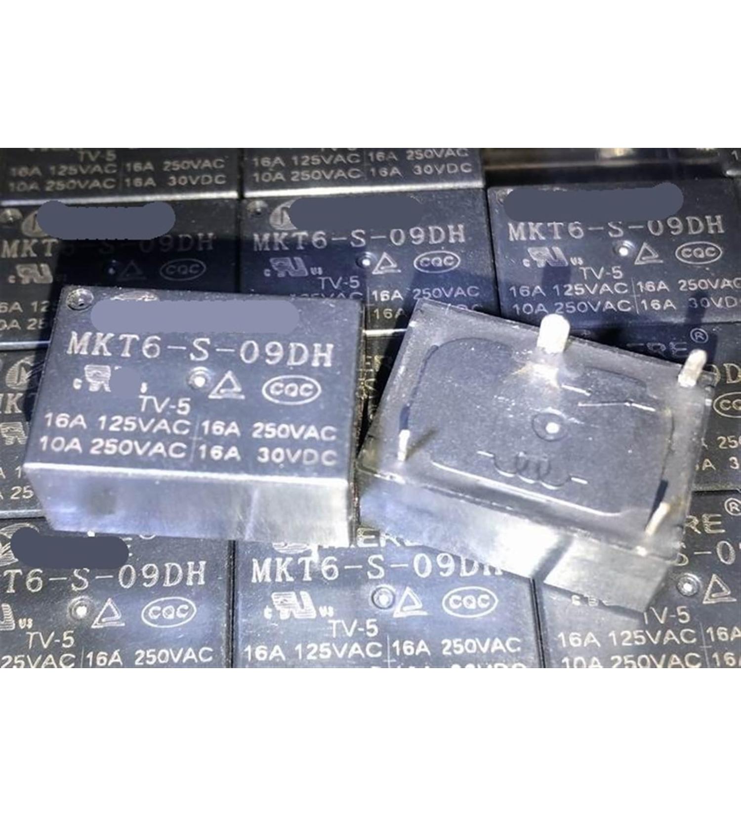MKT6-S-09DH Replaceable:HF7520 009-HTP(283)(335) (7520-1A-9V) Relay 4pins 16A 1Pcs - Buy Online on GoSupps.com