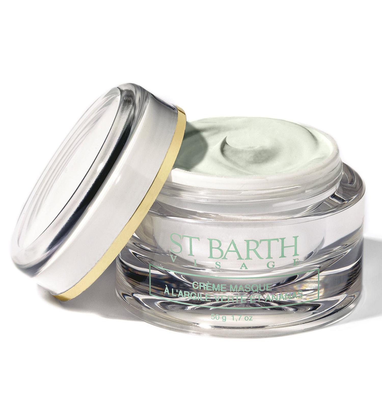 NUNU TRADING St Barth Cream Mask Green Clay And Pineapple 50 Gr