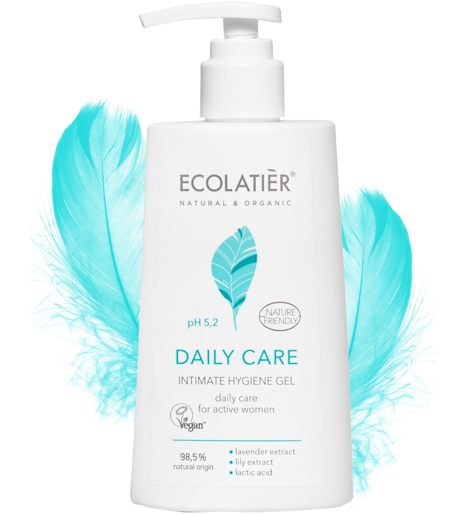 pH Balanced Daily Feminine Wash | 97% Natural Vegan Certified | Ecolatier Intimate Care 8.5 Fl Oz - Buy Online on GoSupps.com