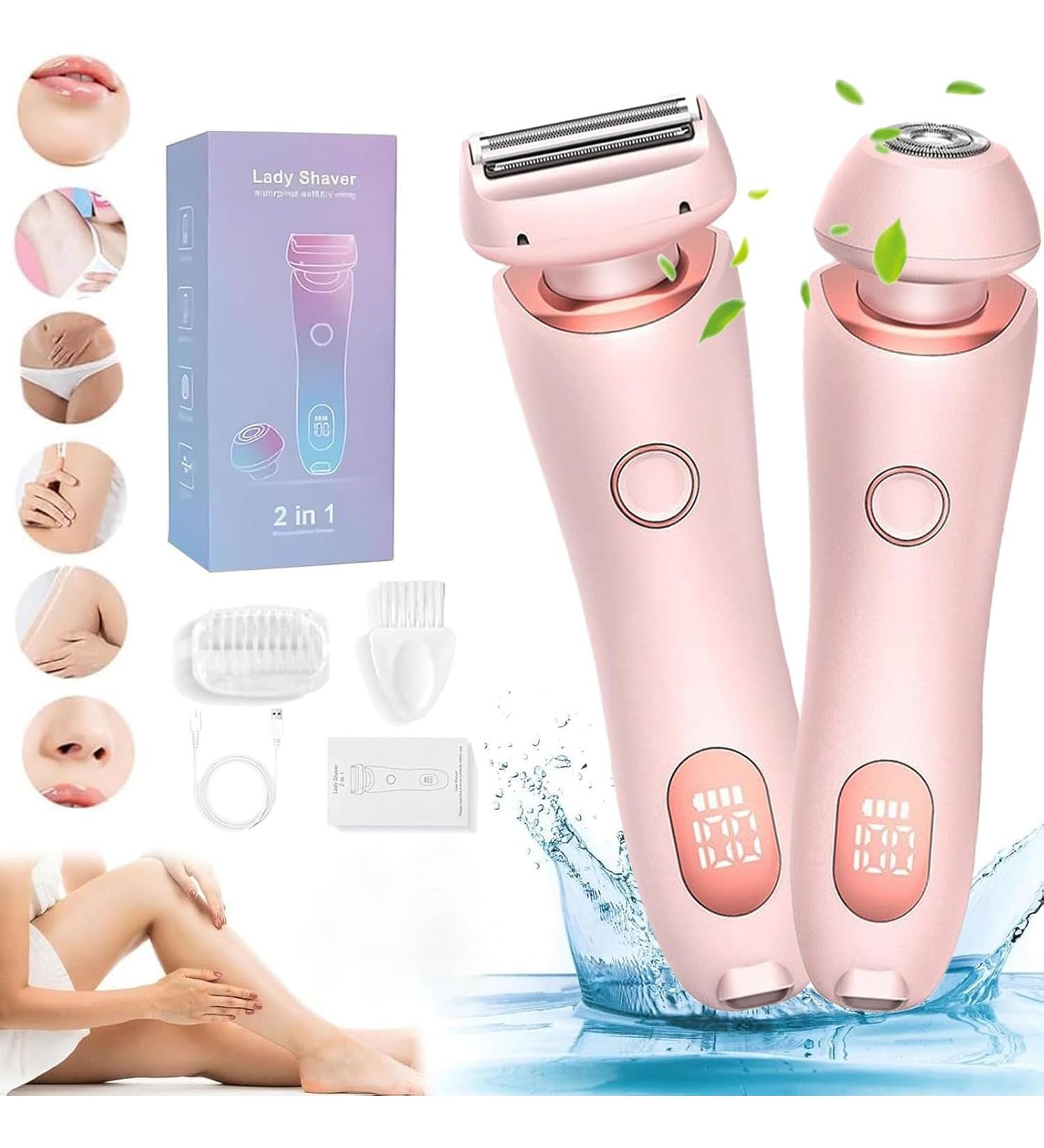 Silkglide Pro - 2024 New Silk Glide Razor Livora Electric Shaver for Women 2 in 1 Electric Shaver Razors for Women Wet & Dry Silk Glide Epilator Painless Hair Removal at Home (Pink) - Buy Online on GoSupps.com