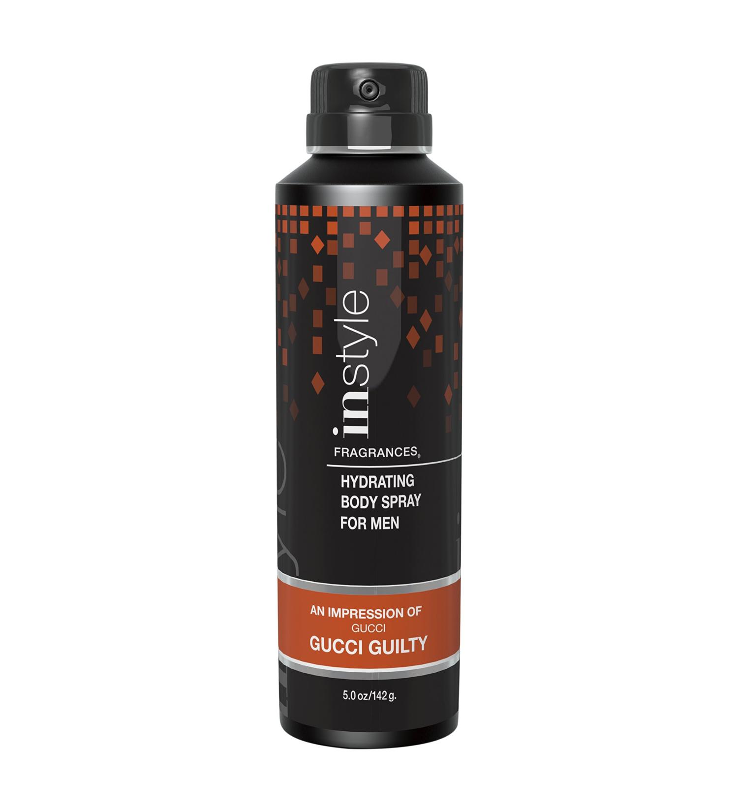 Instyle Fragrances Impression Guilty Men's Body Spray 5 Ounce (Pack of 12)