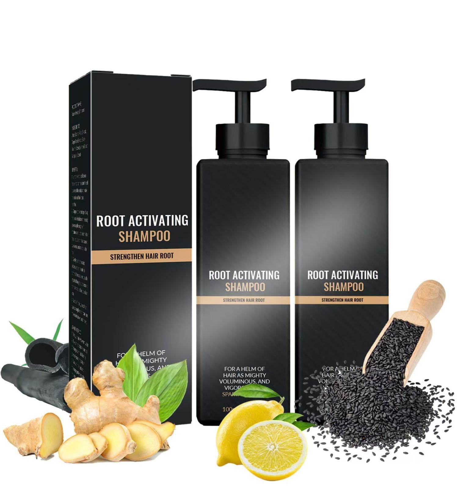 Spartan Shampoo Hair Growth Root Activator Shampoo Mane Root Activator Smooth Strong Repair Conditioning Shampoo Shampoo Hair Regrowth Natural Formula for Men and Women (2PCS) - Buy Online on GoSupps.com