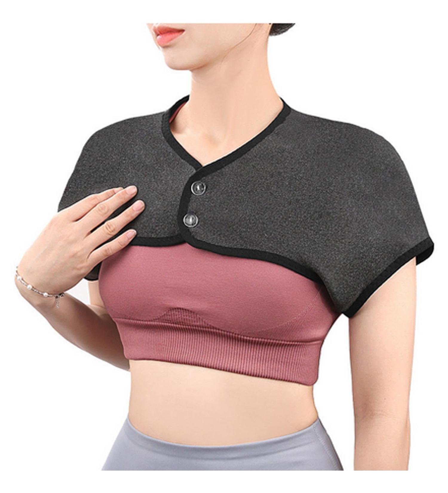 Shenrongtong Heated Neck Wrap Scarf | 360-Degree Package | Washable Velvet Neck Warmer | All-Year Relaxation Pillow for Neck & Shoulders - Dark Gray L - Buy Online on GoSupps.com