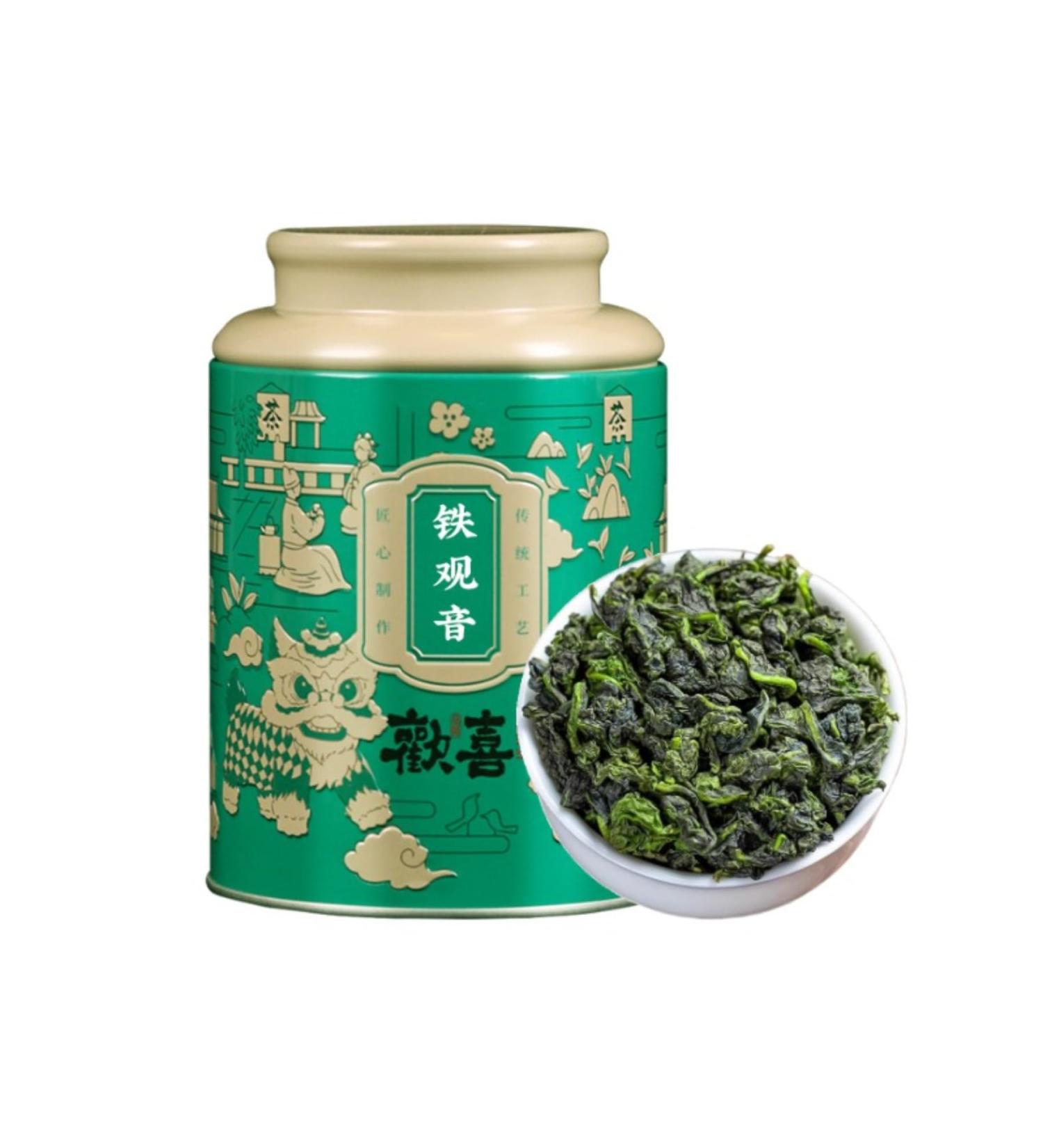 HQZM Premium Tie Guan Yin Oolong Tea Green Tea With Long Lasting Flavor 125g 440Oz Rich And Smooth - Buy Online on GoSupps.com