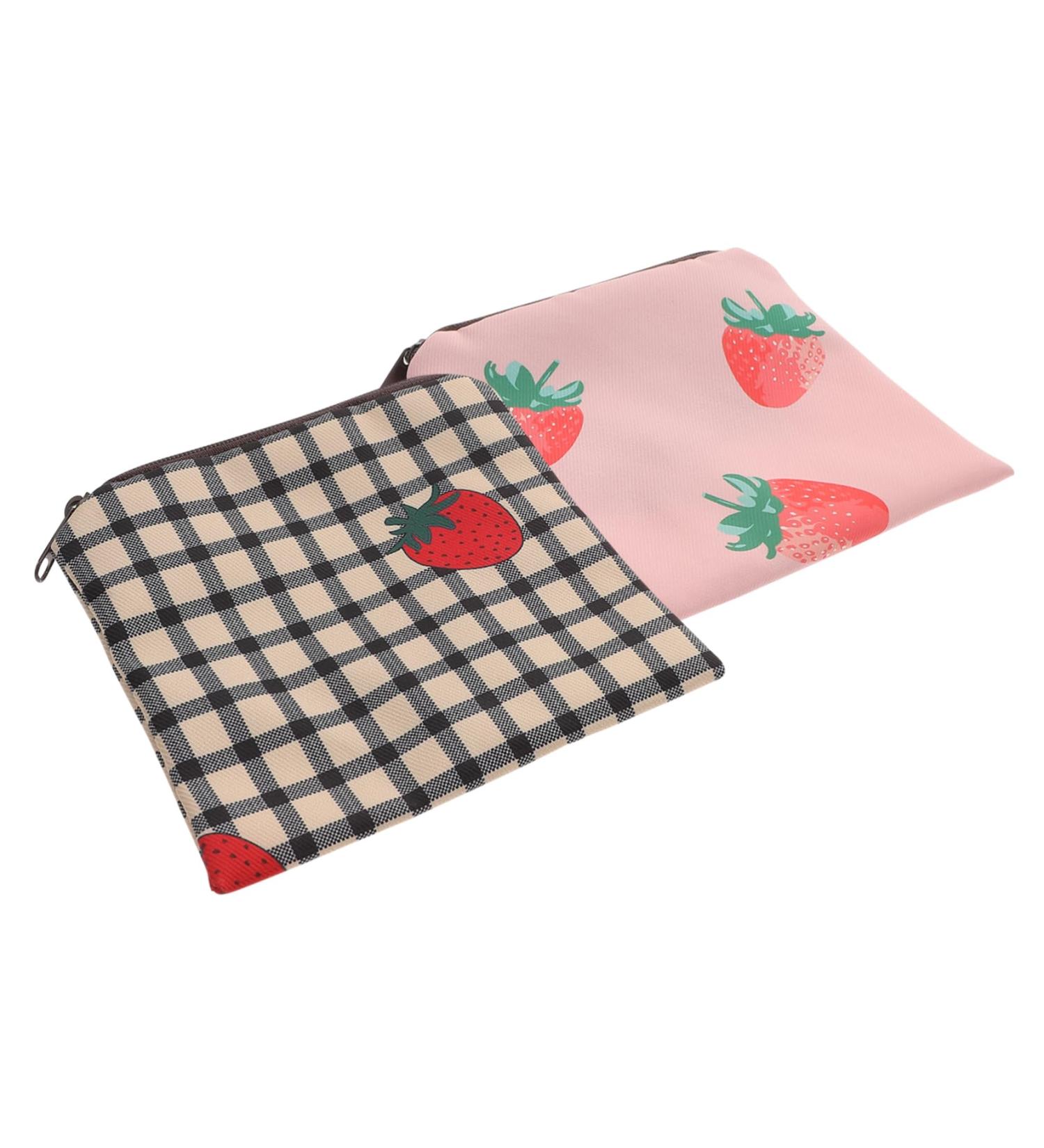 Buy Sewoart 2-Piece Women's Bandage Bag & Menstrual Tap Container - Stylish Tampon Organizer | Multifunctional 13x13cm Ladies Pockets - Buy Online on GoSupps.com