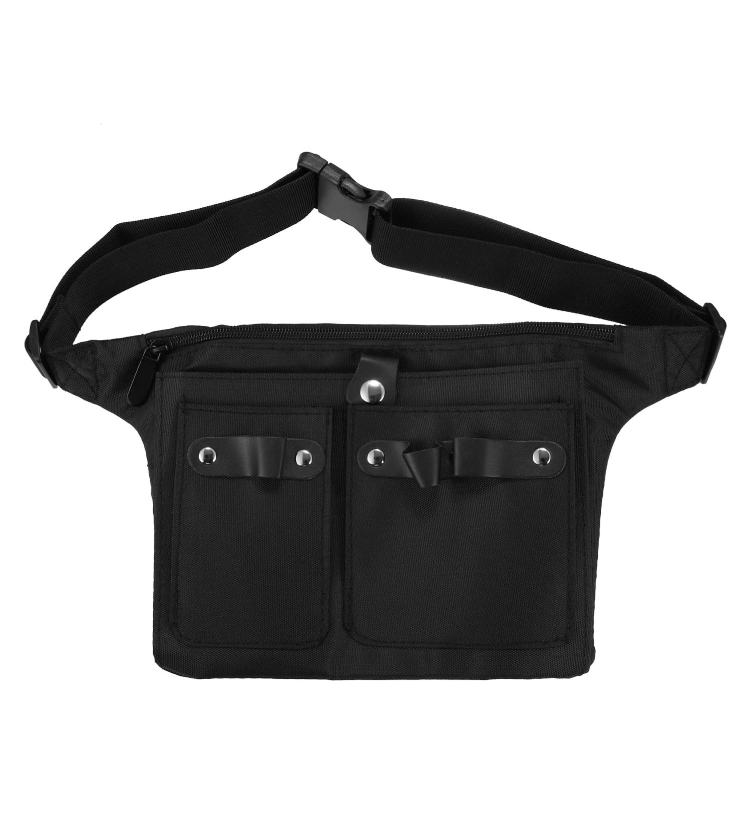 VOCOSTE Hairstylist Waist Belt - Premium Barber Tools Storage Canvas Apron for Hairdressers - Black - Buy Online on GoSupps.com
