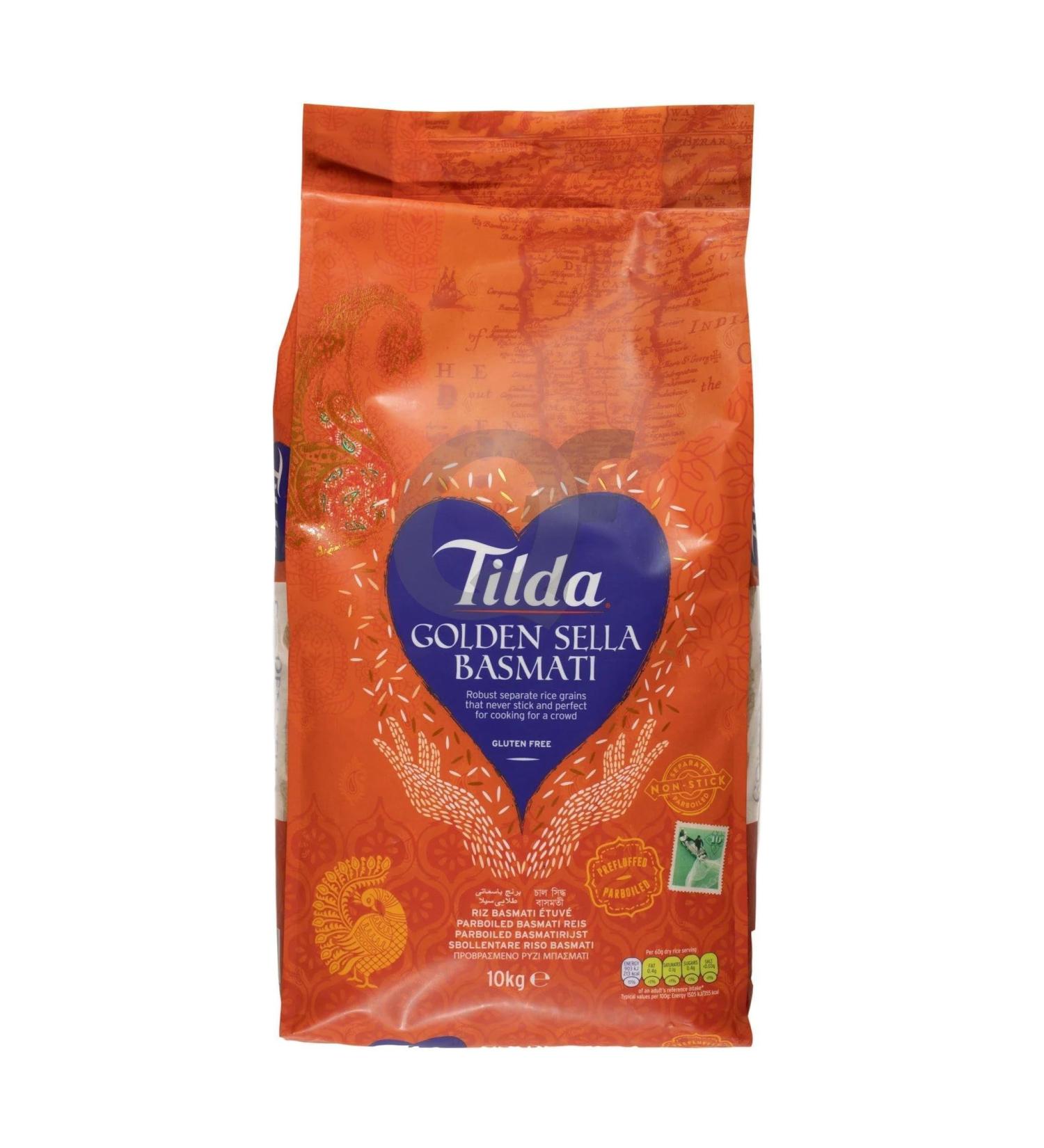 Tilda's Golden Sella Basmati Rice 10kg - Pack of 1