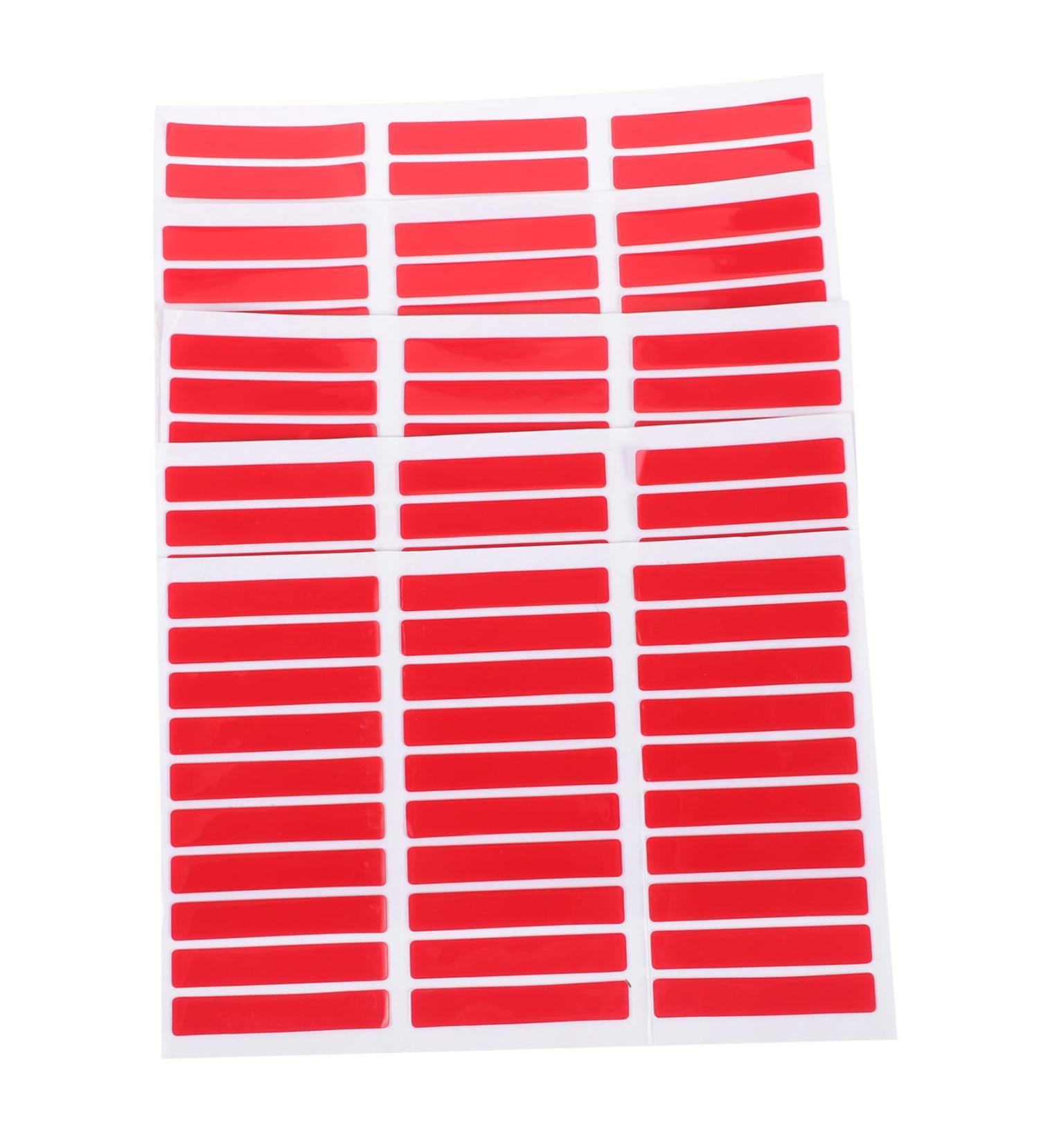 Ipetboom 5 Sheets Clear Tape Nail Display Stand Strip Tape Double Sided Clear Double Sided Tape Nail Art Tape Labels Press on Nail Sticky Tabs Display Board Plastic Red Acrylic - Buy Online on GoSupps.com