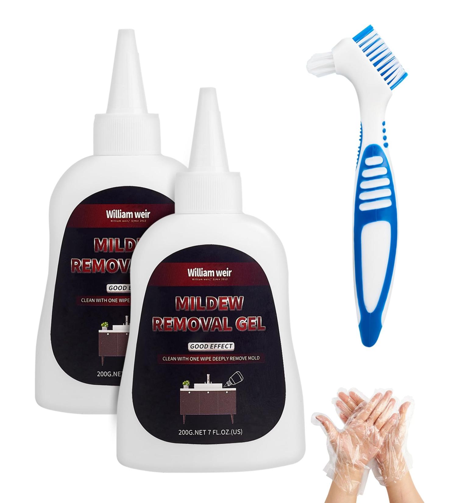 Mould Remover Gel 2 Pack Powerful Black Mold Remover Gel 400g Large Capacity Mould And Mildew Remover Deep Mould Cleaner for Bathroom Washing Machine Seal Kitchen Sink Grout Tile Toilet - Buy Online on GoSupps.com