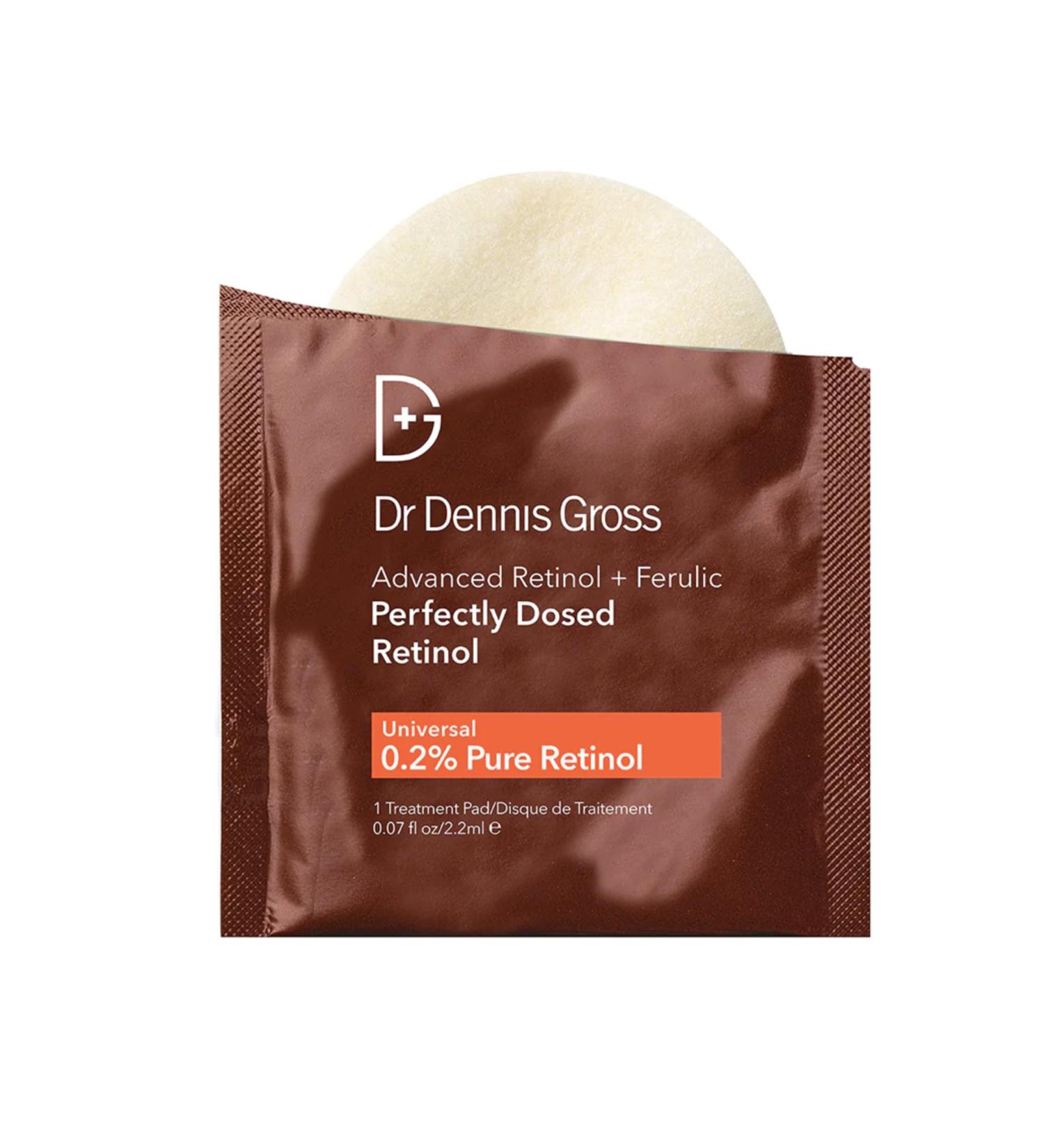 Dr Dennis Gross Advanced Retinol + Ferulic Perfectly Dosed Treatments (Universal 0.2%) 8 Pack - Buy Online on GoSupps.com