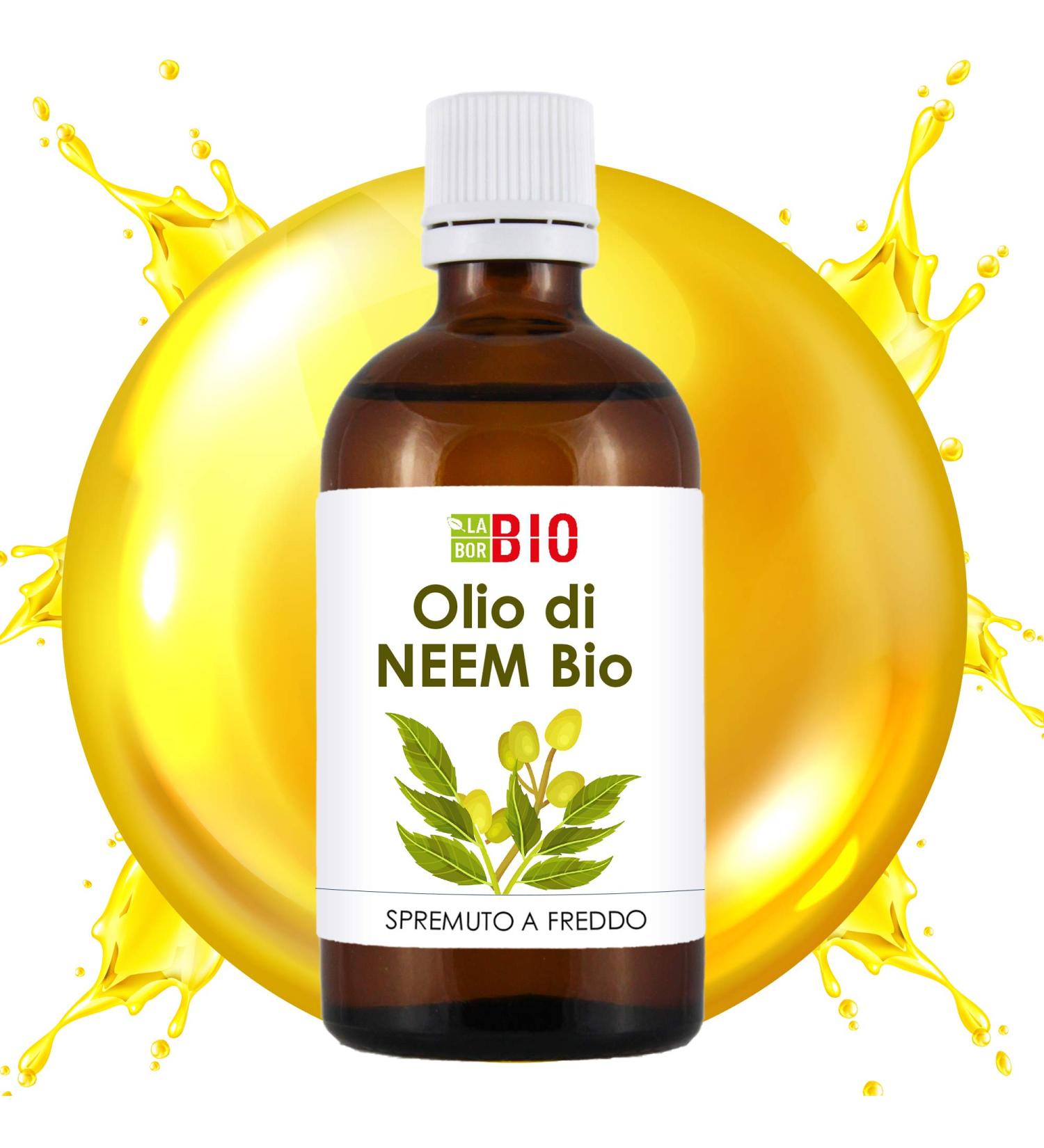 Organic Neem Oil 100ml - 100% Cold Pressed Pure Unrefined - Laborbio - Buy Online on GoSupps.com