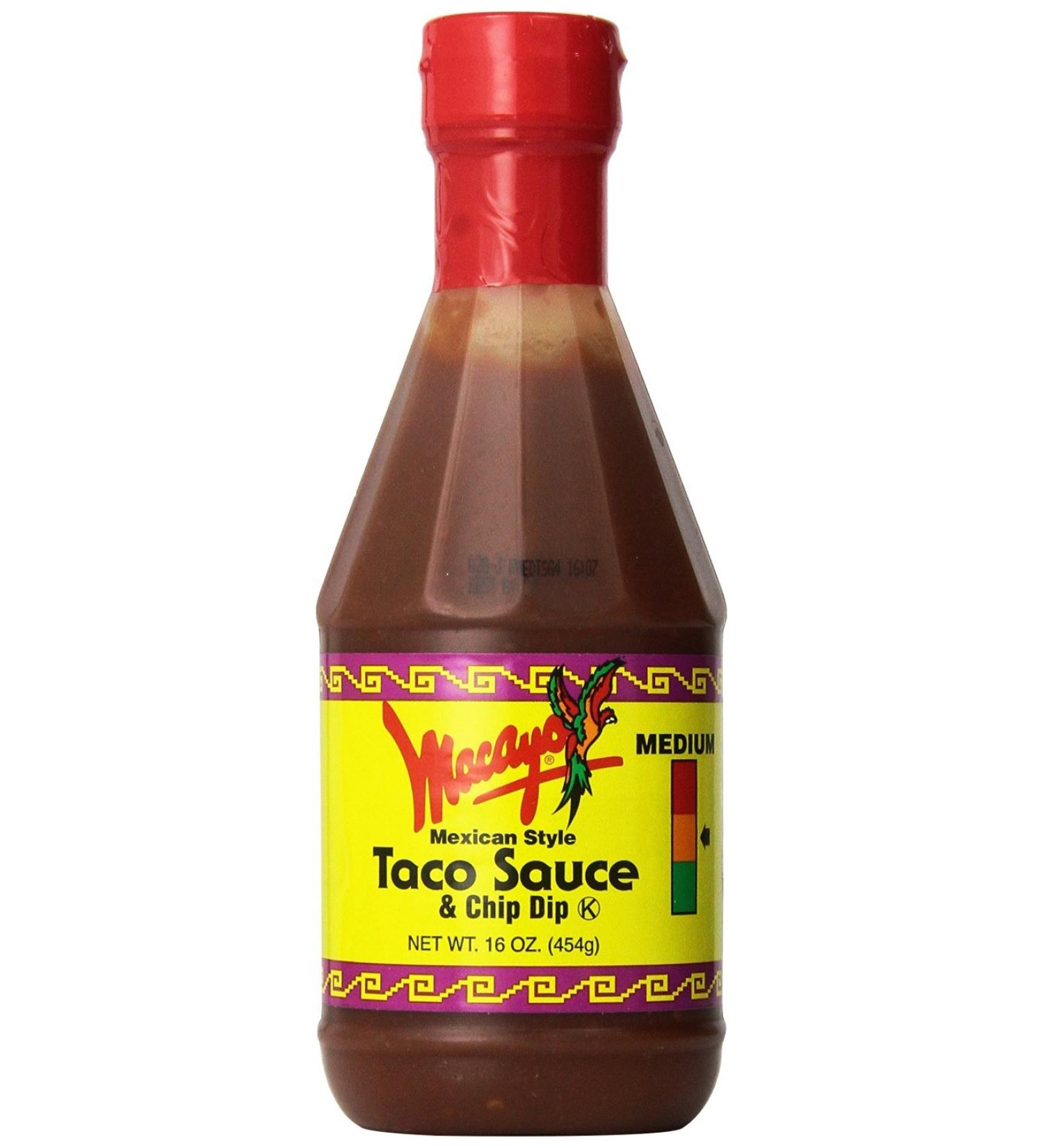 Macayos Taco Sauce & Chip Dip 16oz - Medium | Authentic Mexican Style - Buy Online on GoSupps.com