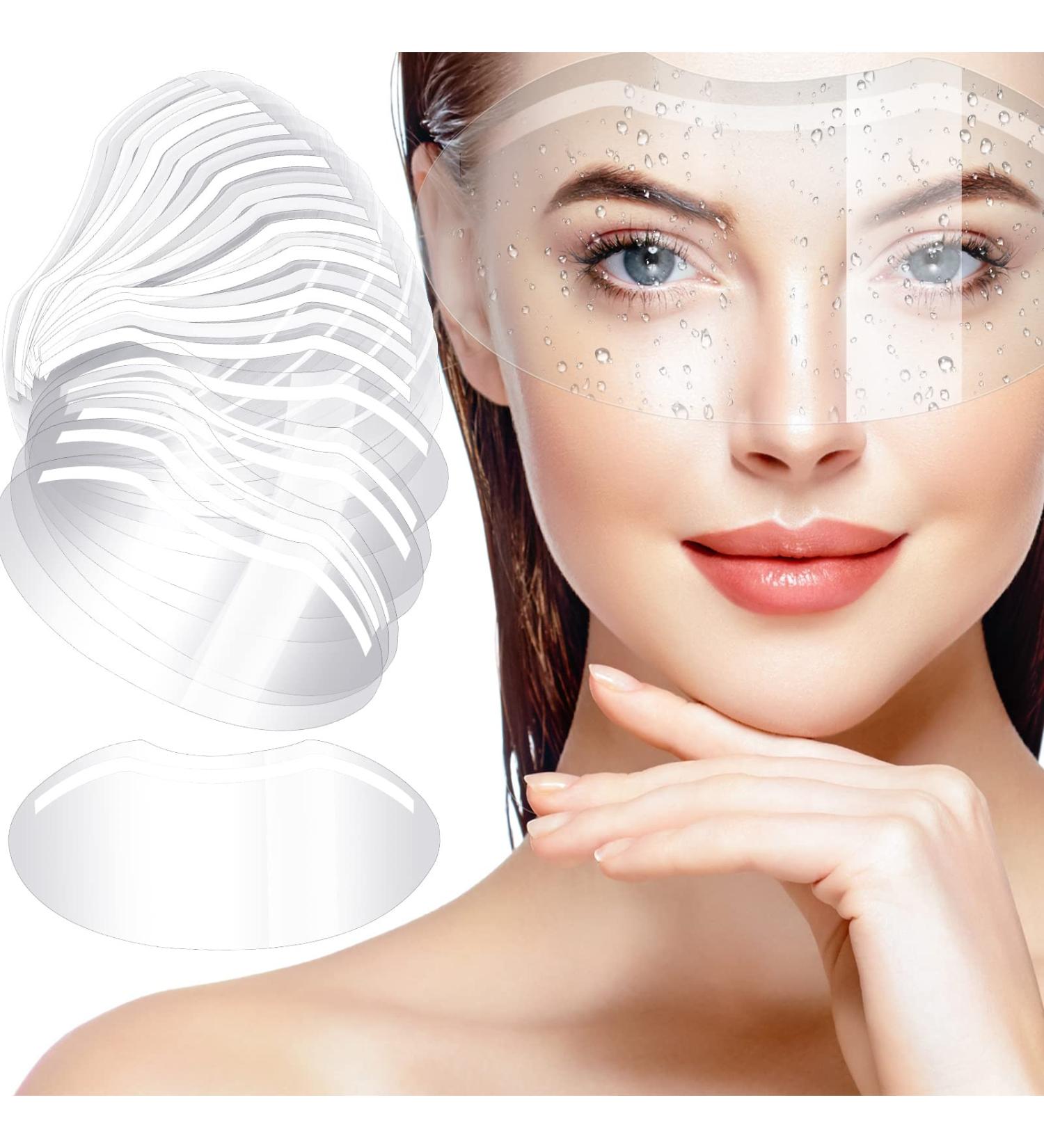 Honeydak 300 Pcs Disposable Makeup Shower Face Visors for Microblading - Clear Plastic Visors for Salon Use - Eyelash Extensions and Eyelid Aftercare Supplies - Buy Online on GoSupps.com