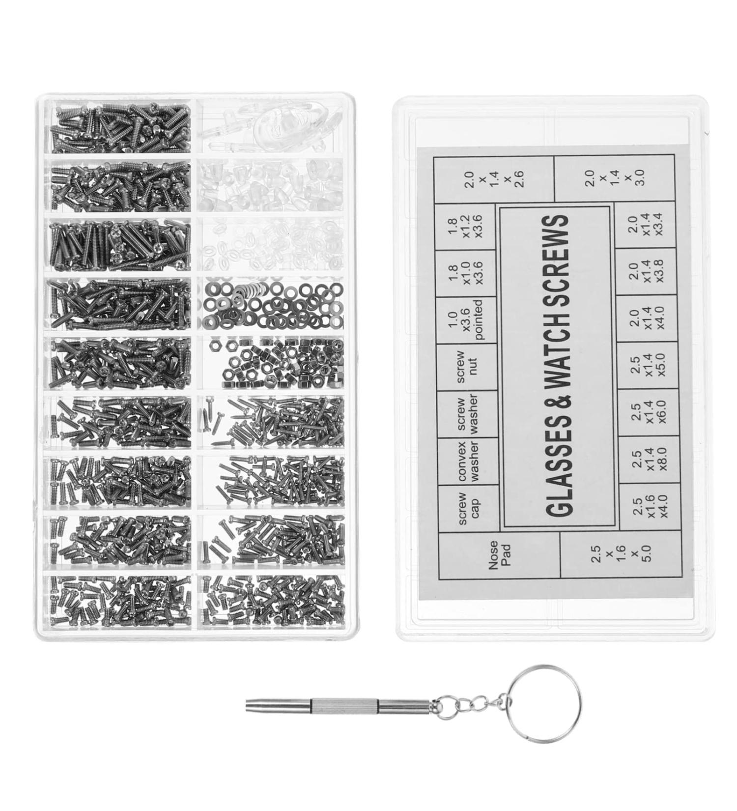 Homsfou Glasses Repair Tool Set - Precision Tweezers & Screws for Sunglasses | International Shipping Available - Buy Online on GoSupps.com