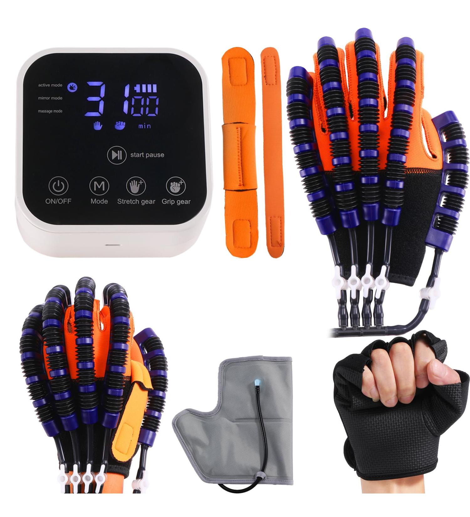 Rehabilitation Robot Gloves - Finger Exercise Equipment for Stroke Hemiplegia & Arthritis Patients - Rechargeable & International Shipping - Buy Online on GoSupps.com