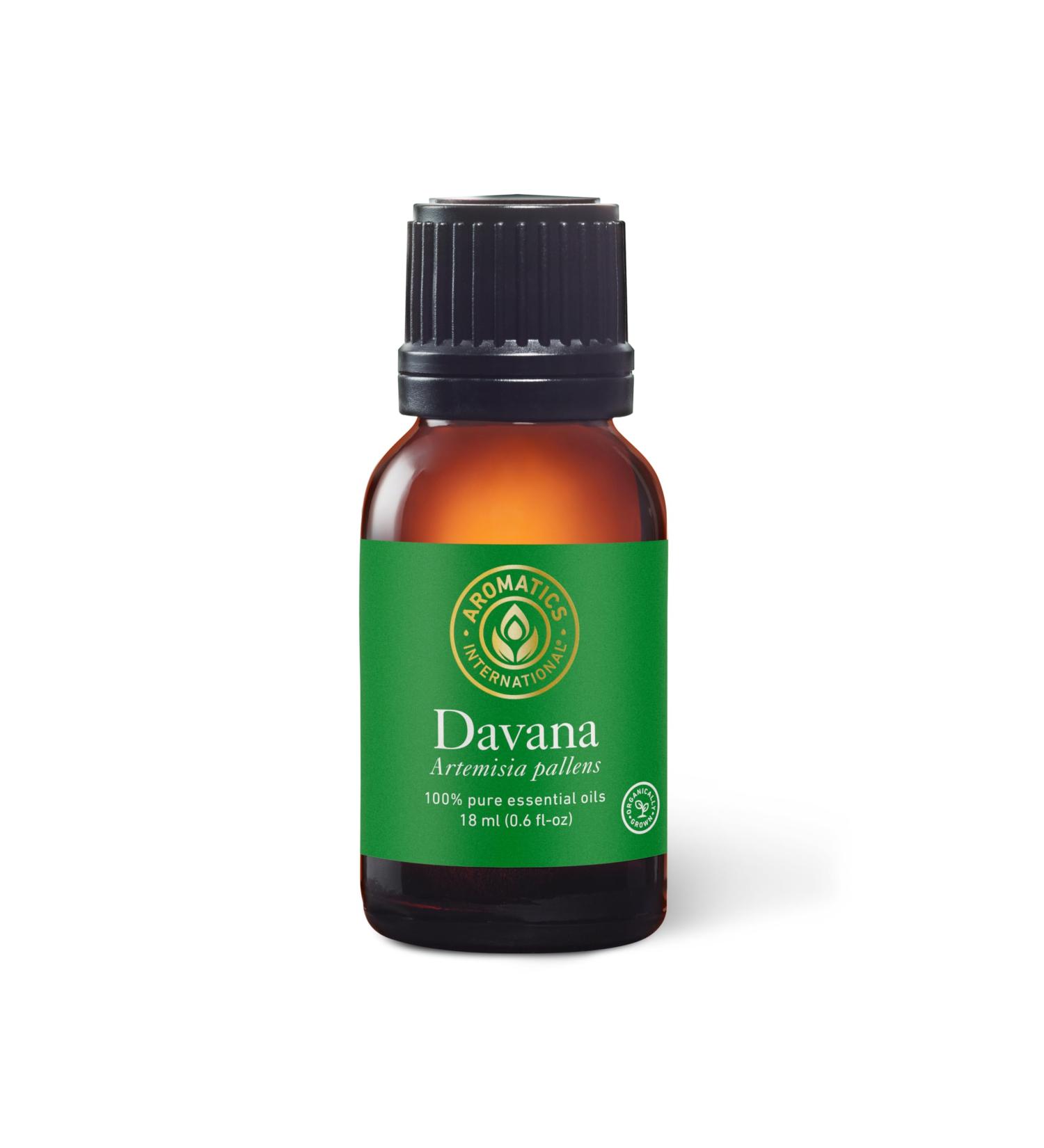 Aromatics International Premium Organic Davana Essential Oil 18ml | 100% Pure Essential Oil for Diffusion & Aromatherapy Davana 0.6 Fl Oz (Pack of 1) - Buy Online on GoSupps.com
