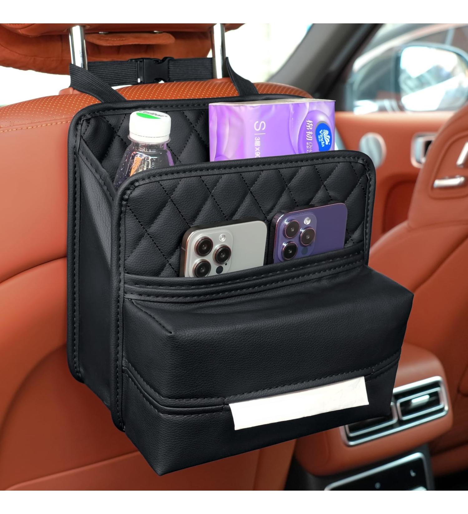 TepTupGa Waterproof Car Backseat Organizer with Tissue Holder - C-black - Buy Online on GoSupps.com