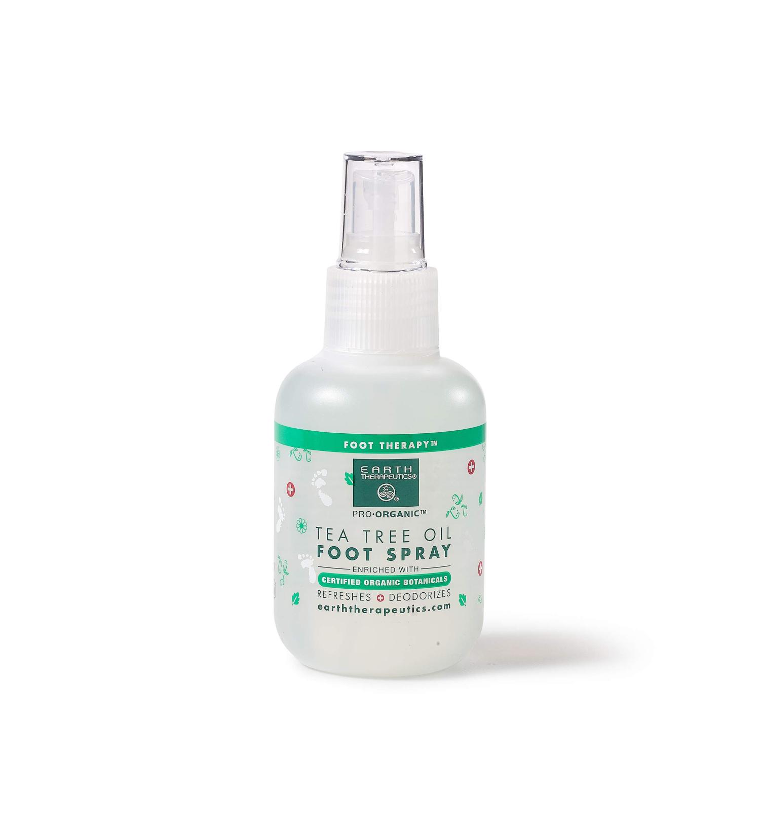 Earth Therapeutics Tea Tree Oil Foot Spray - 4 oz | Natural Refreshing Footcare Solution - Buy Online on GoSupps.com
