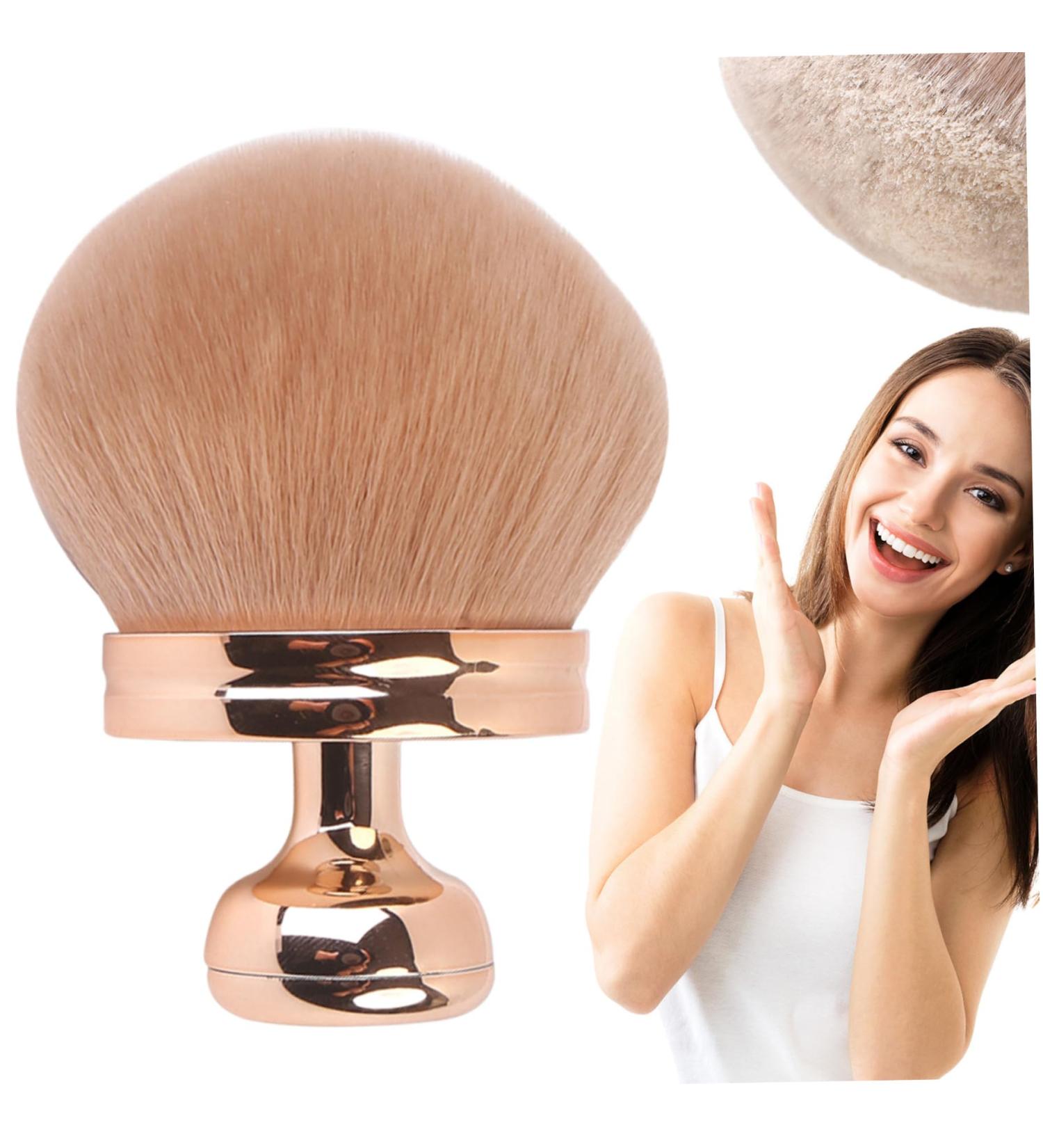 Self Tanner Brush Oval Self Tanning Brush 2.8" Dia. Large Body Brush Makeup Soft Reusable Sunscreen Applicator for Makeup Legs Rose Gold Beauty Goods Rose Red - Buy Online on GoSupps.com