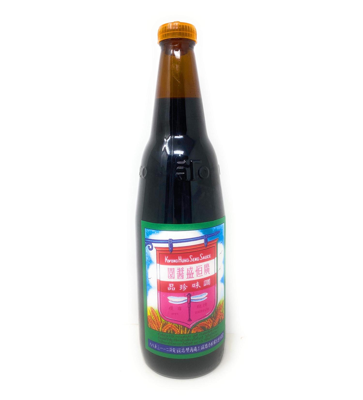 Kwong Hung Seng Black Soy Sauce 21oz - Premium Quality, 1 Pack 21 Fl Oz - Buy Online on GoSupps.com
