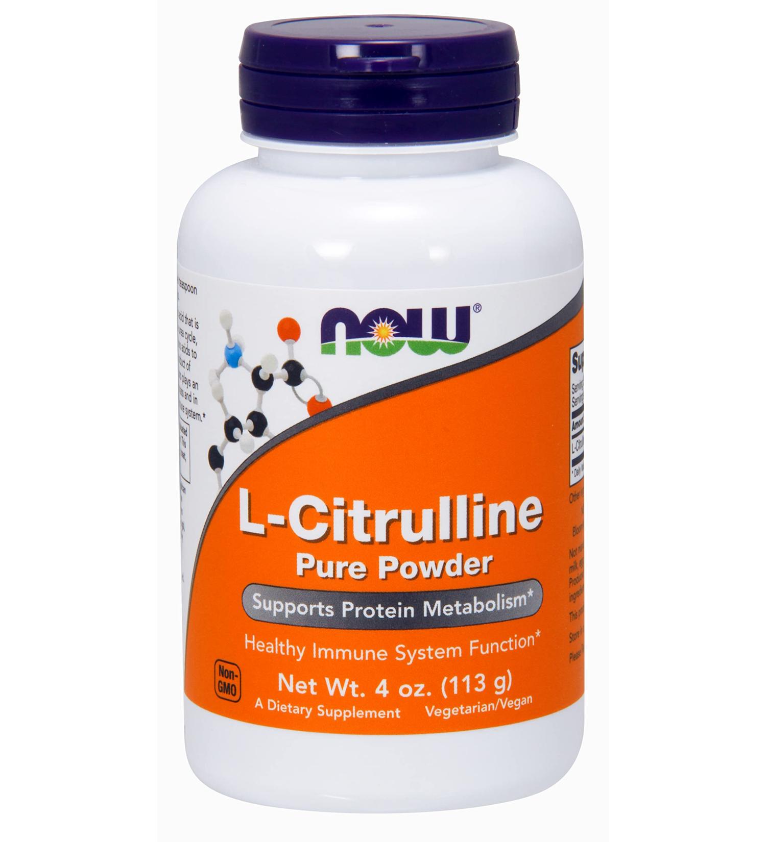 Now Foods L-Citrulline Pure Powder 4 oz (113 g)