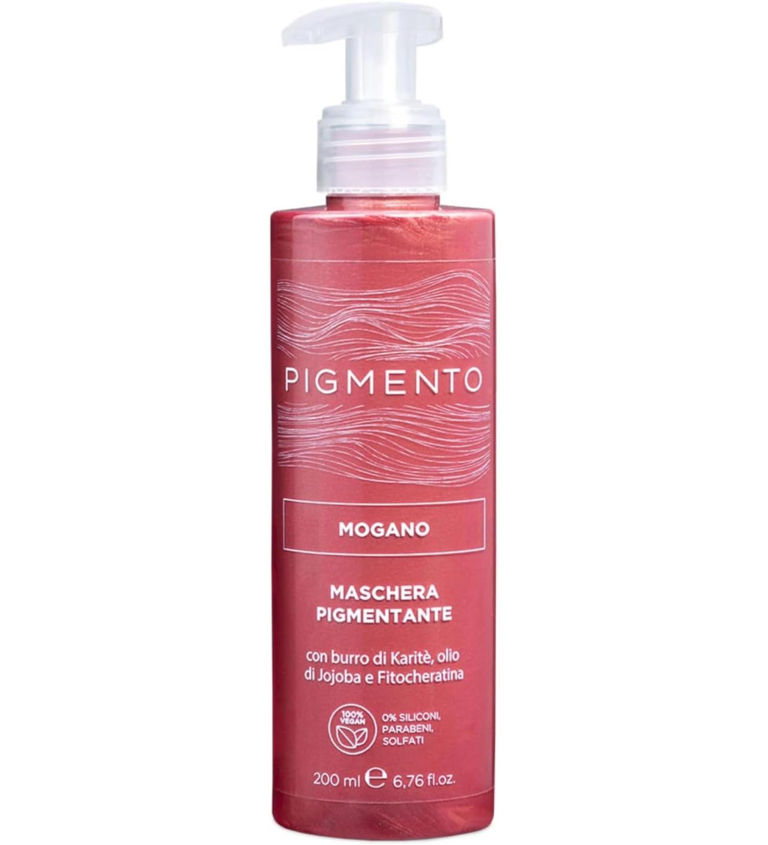 Pigmento, Neutralizing Mask for Colored Hair, Revitalizing Treatment with Shea Butter and Jojoba Oil, Cocoa Brown Color, New