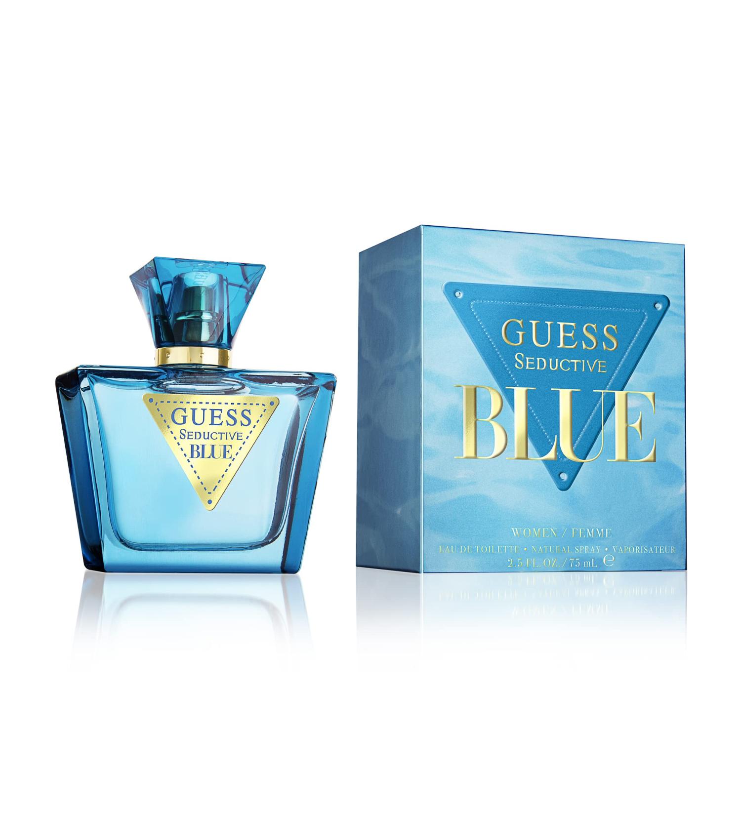 GUESS Seductive Blue Women/Femme Eau de Toilette Perfume Spray For Women 2.5 Fl. Oz. Patchouli 2.5 Fl Oz (Pack of 1) - Buy Online on GoSupps.com