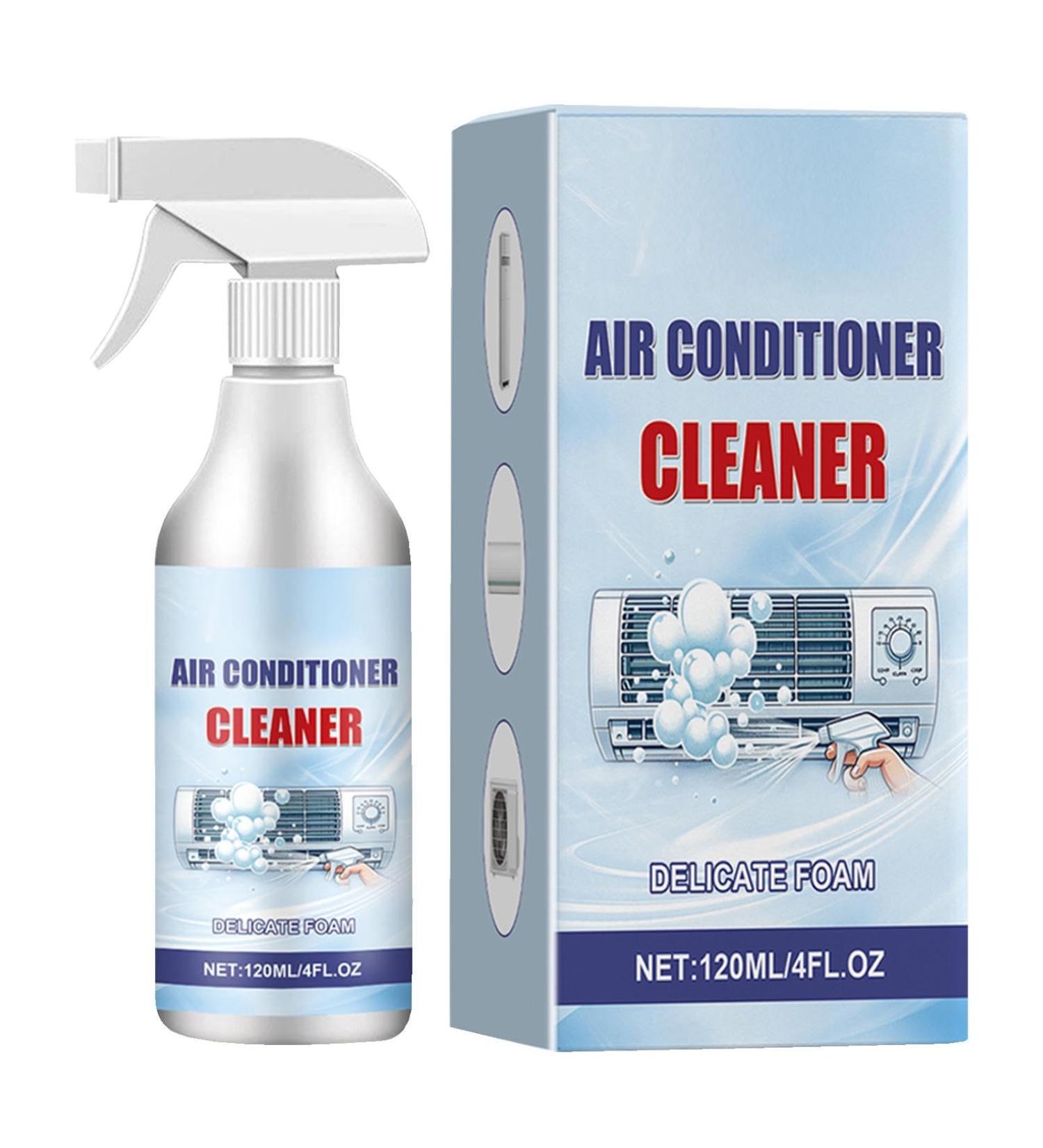 Air Conditioner Coil Cleaner | 120ml Rinse-Foam Spray | Ac Coil Cleaner Foaming Air Conditioner Coil Cleaner Spray for Dust Dirt - Buy Online on GoSupps.com