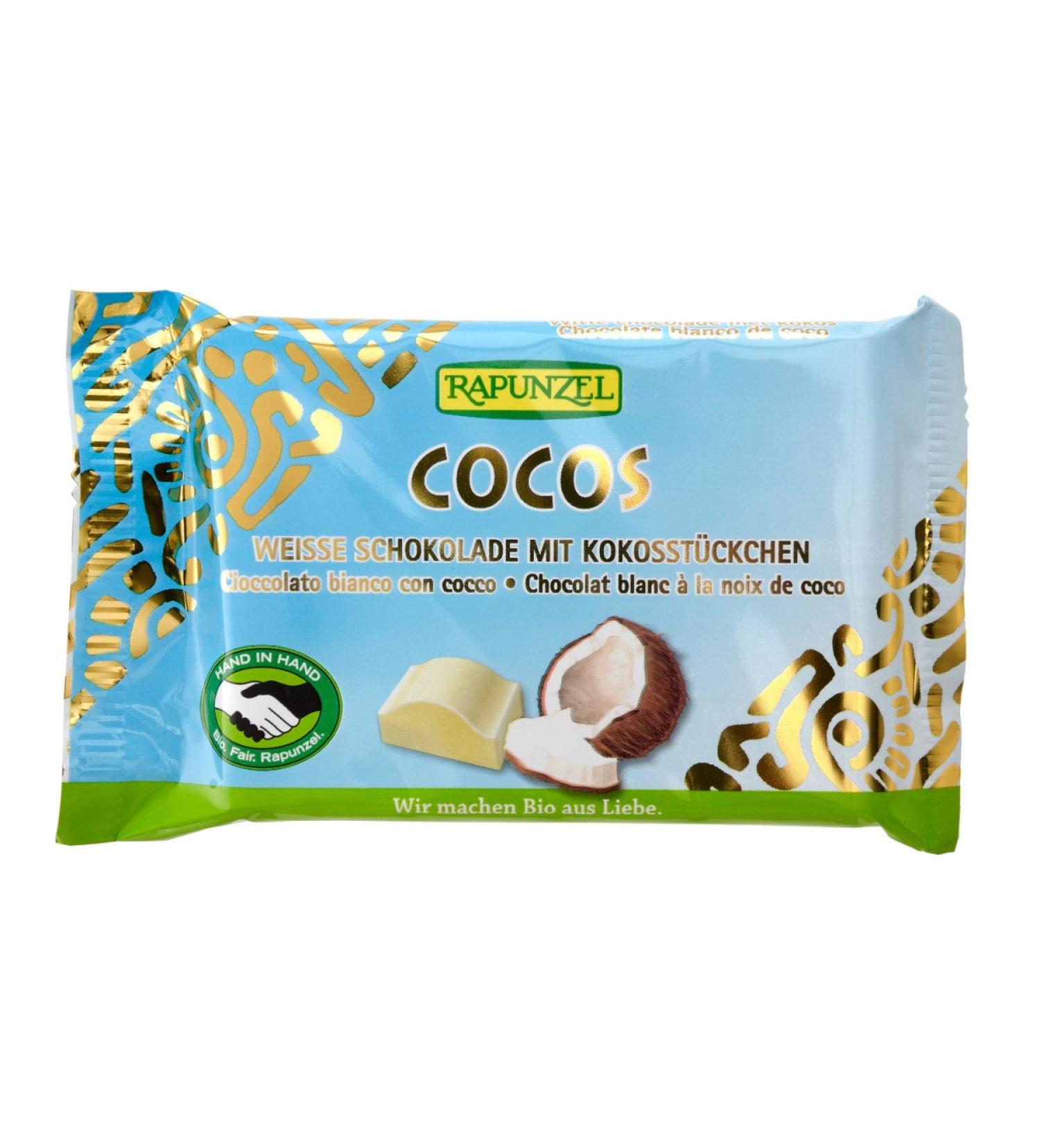 Rapunzel Rapunzel Cocos HIH Organic White Chocolate 1 x 100 g