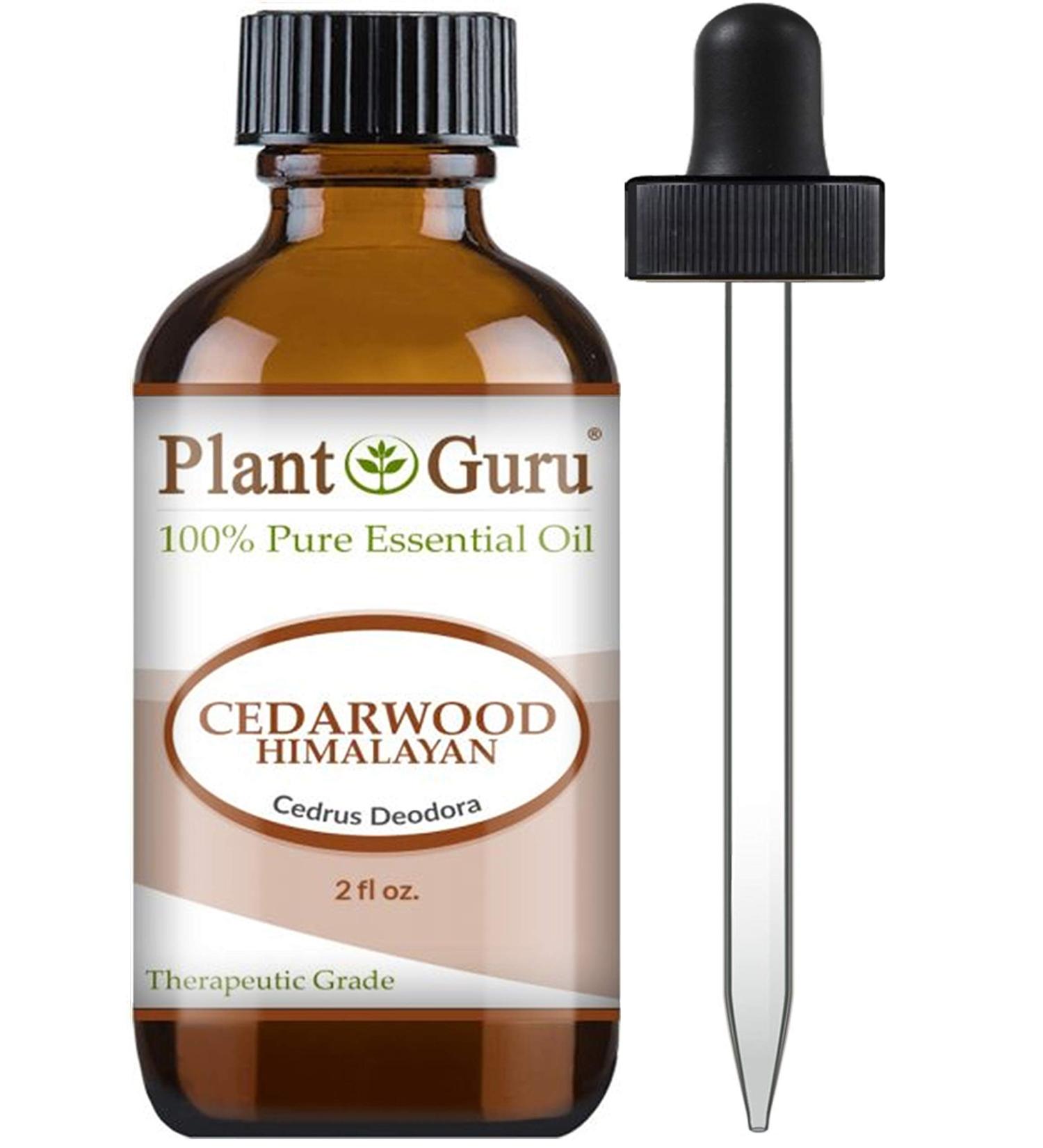 Cedarwood Himalayan Essential Oil 2 oz - 100% Pure Therapeutic Grade for Skin Hair Growth & Aromatherapy | DIY Soap Making - Buy Online on GoSupps.com