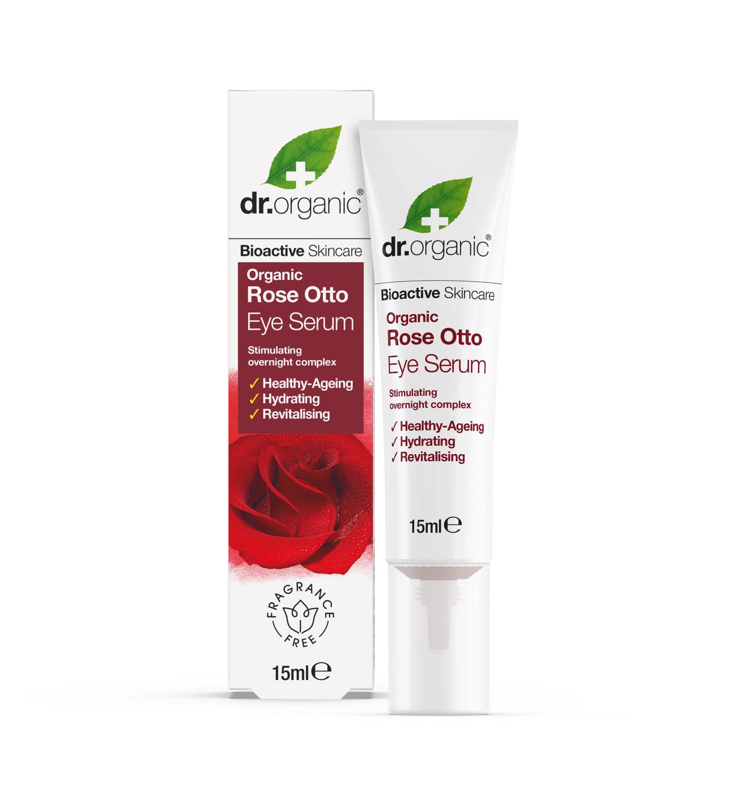 Organic Doctor Rose Otto Eye Serum - 0.5 fl oz | Natural Eye Care Solution - Buy Online on GoSupps.com