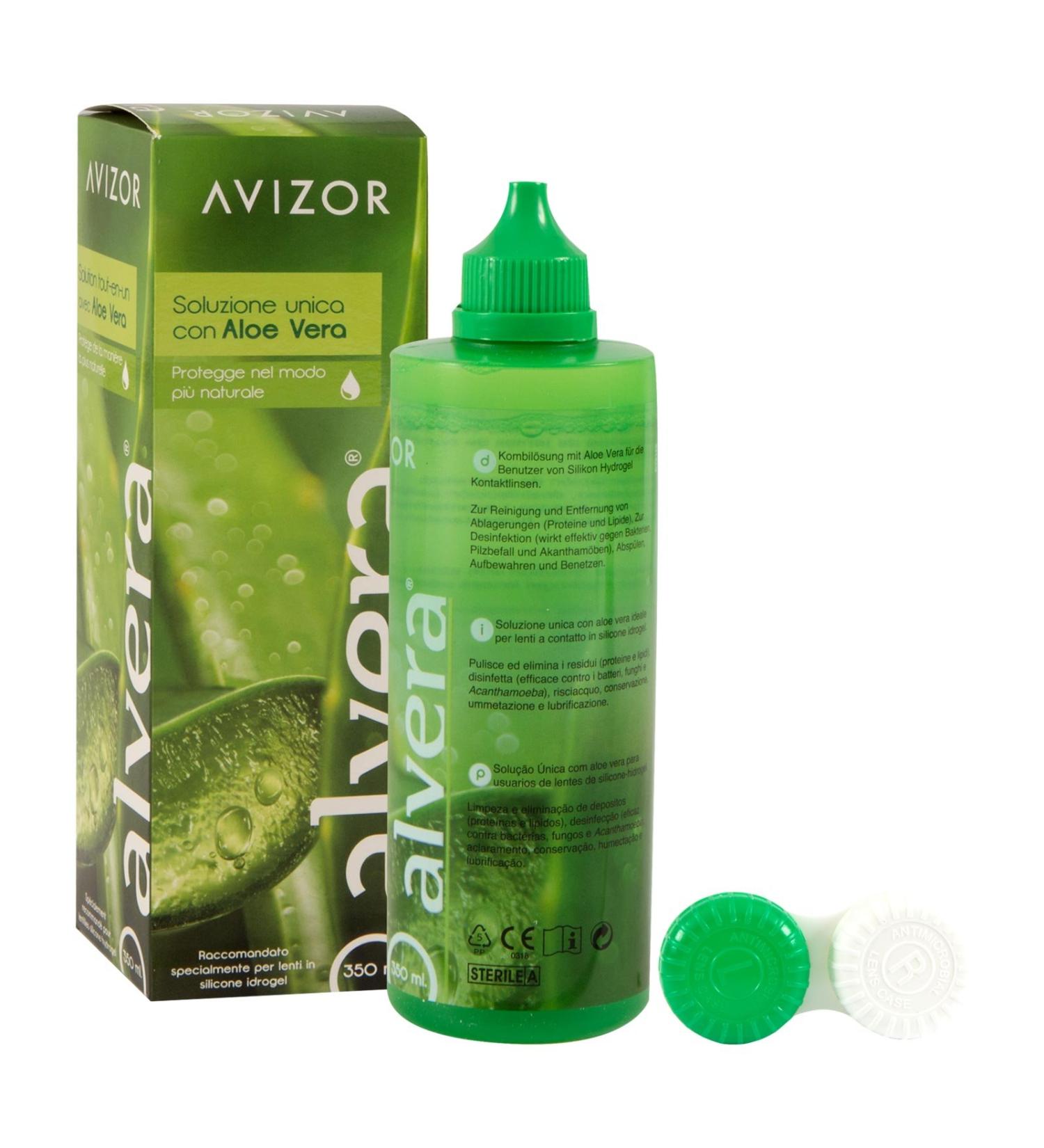 Avizor Alvera with Aloe Vera 350 ml pack of 4 (4 x 350 ml) 350 ml (pack of 4)