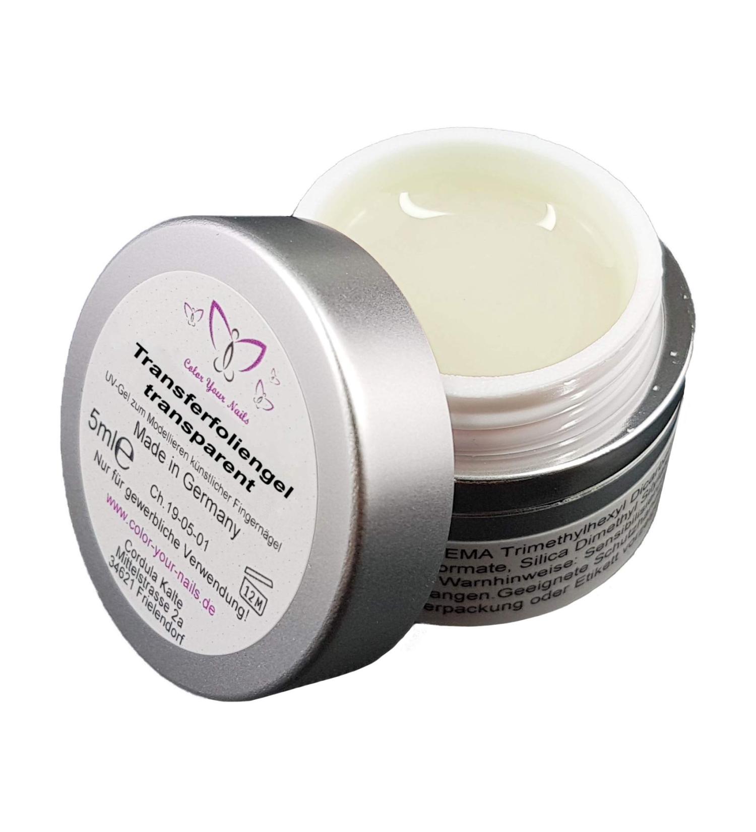 5ml transfer foil gel TRANSPARENT foil gel nails UV gel